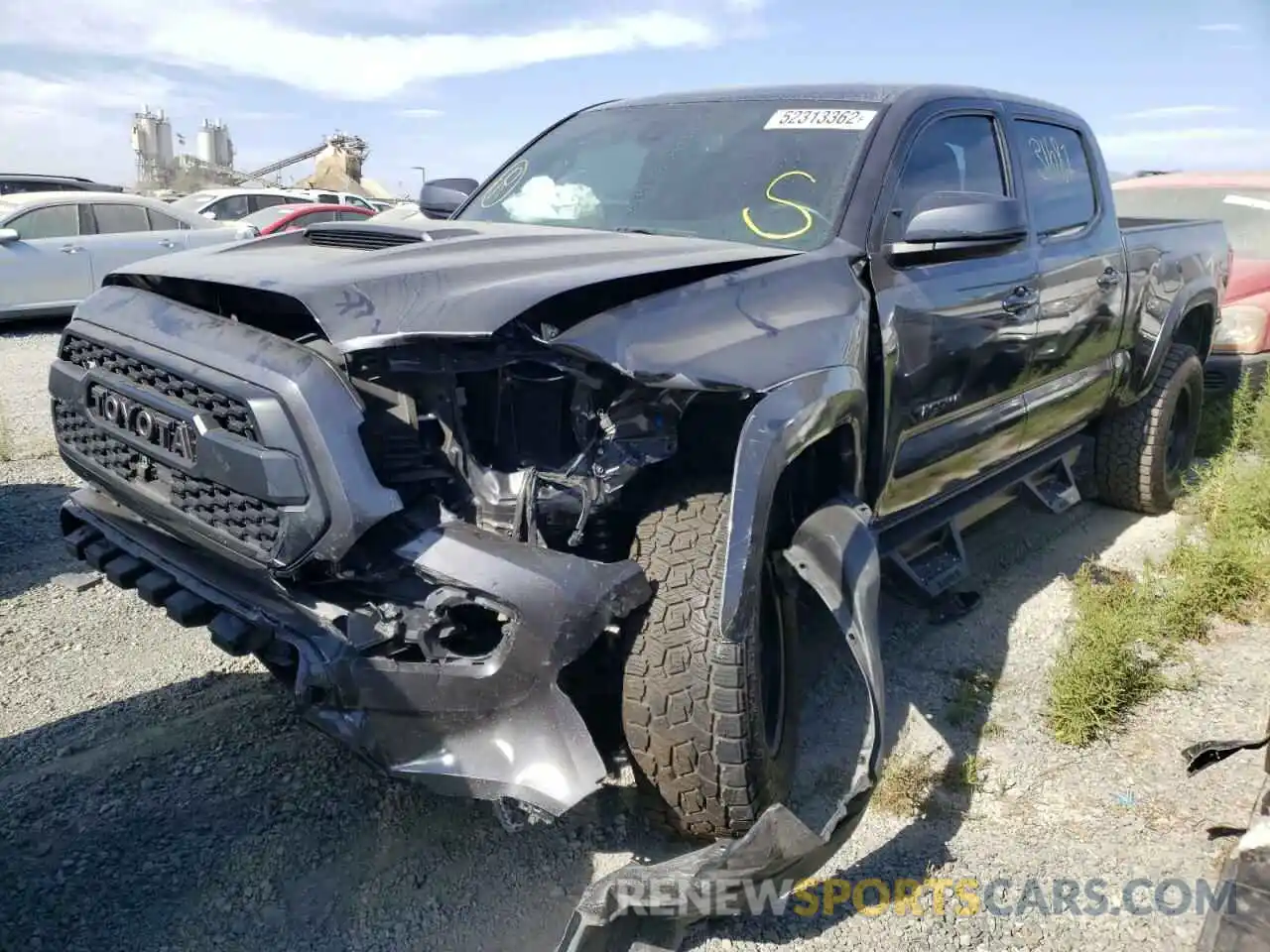 2 Photograph of a damaged car 3TMBZ5DN2KM017335 TOYOTA TACOMA 2019