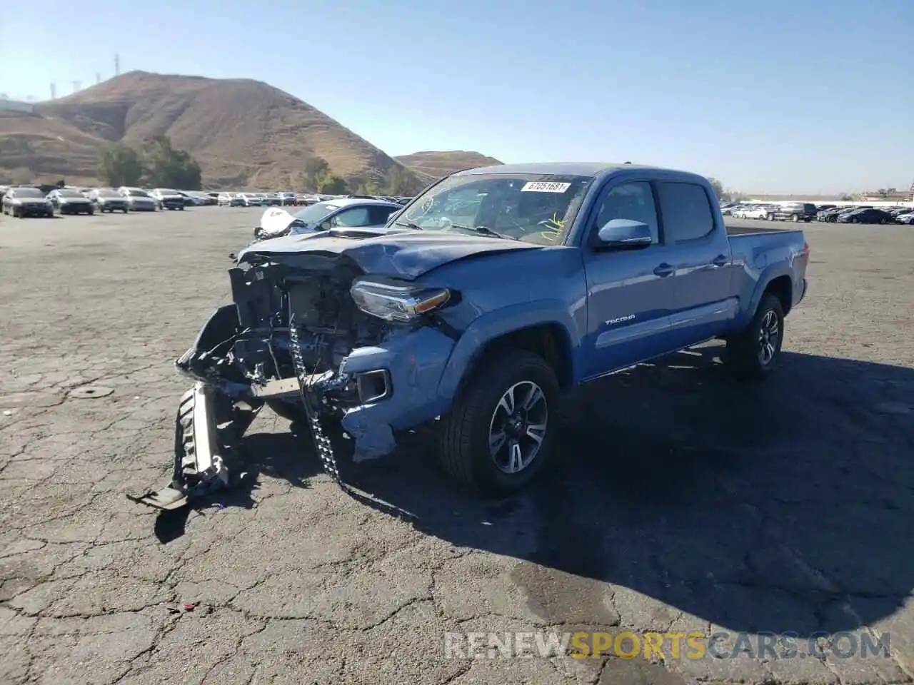 2 Photograph of a damaged car 3TMBZ5DN2KM017366 TOYOTA TACOMA 2019