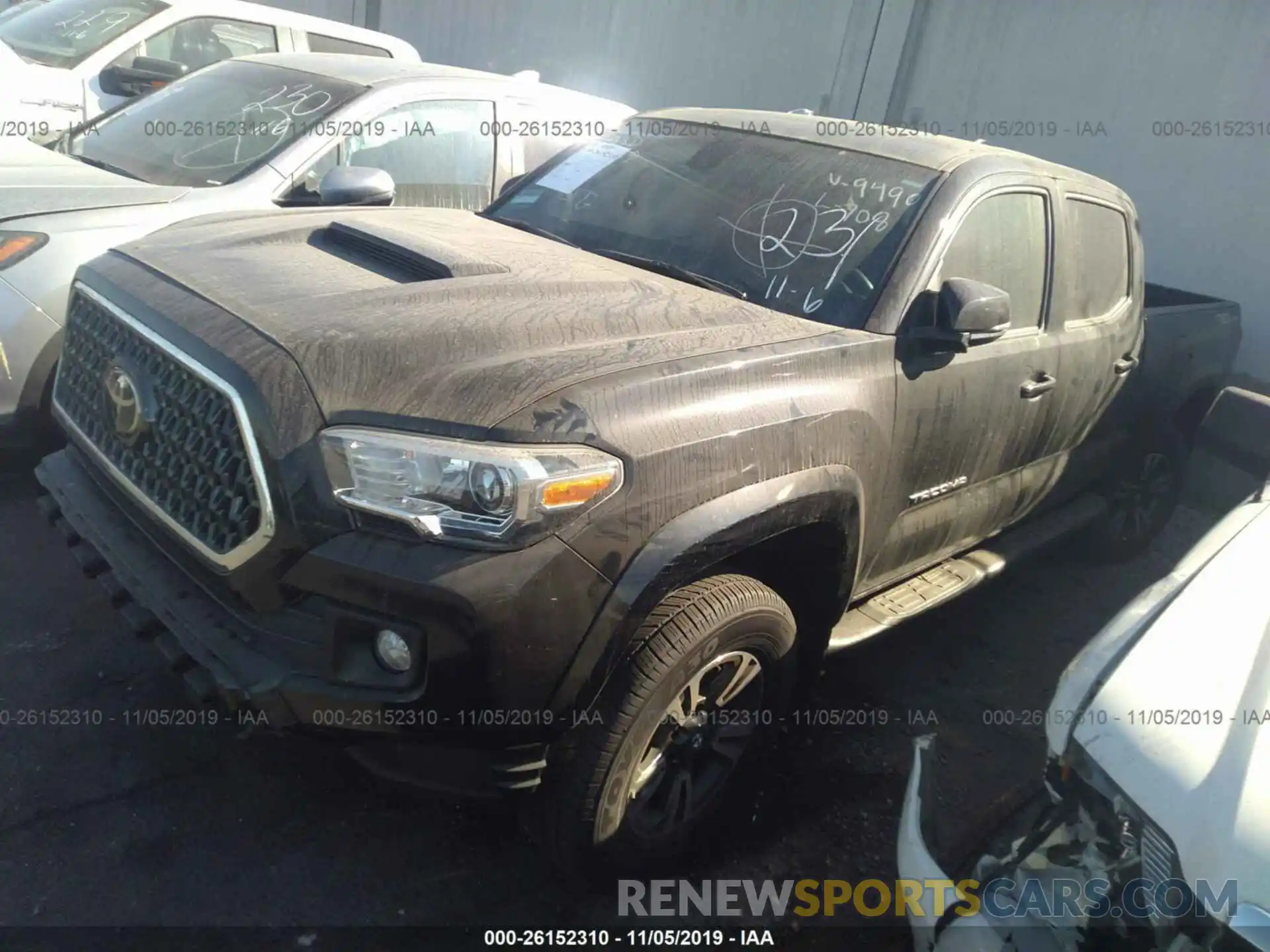 2 Photograph of a damaged car 3TMBZ5DN2KM019490 TOYOTA TACOMA 2019