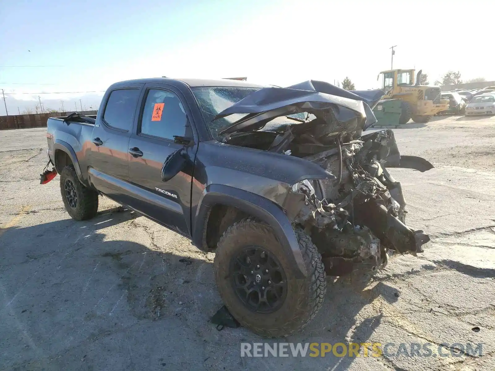 1 Photograph of a damaged car 3TMBZ5DN2KM022325 TOYOTA TACOMA 2019