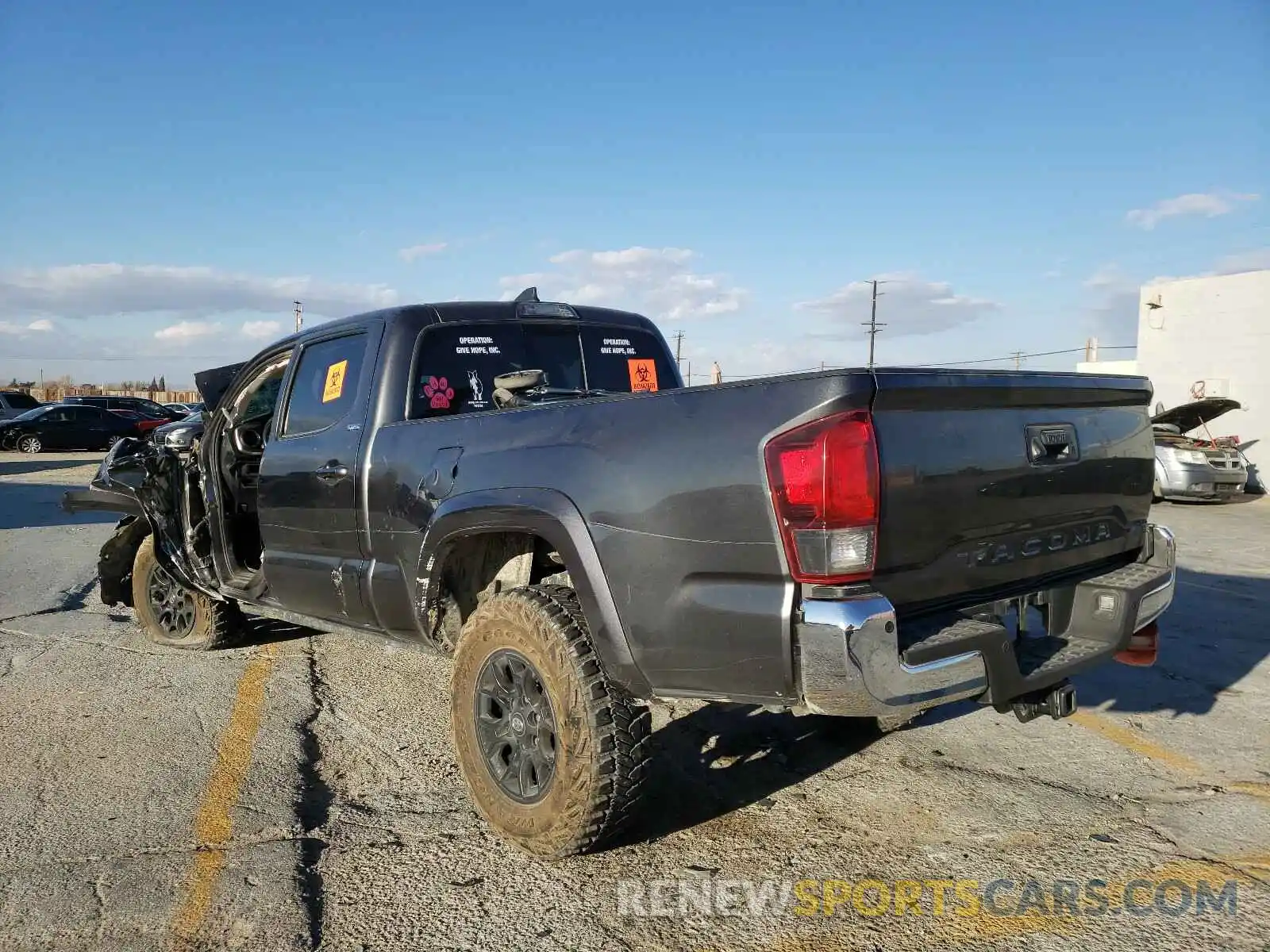 3 Photograph of a damaged car 3TMBZ5DN2KM022325 TOYOTA TACOMA 2019