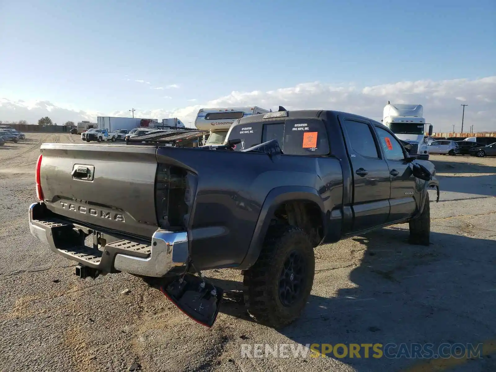 4 Photograph of a damaged car 3TMBZ5DN2KM022325 TOYOTA TACOMA 2019