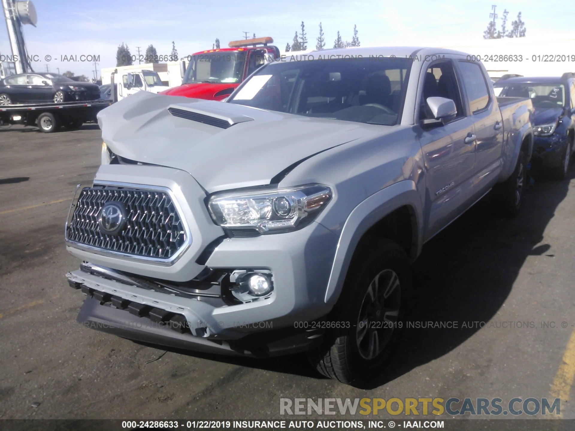 2 Photograph of a damaged car 3TMBZ5DN3KM017845 TOYOTA TACOMA 2019