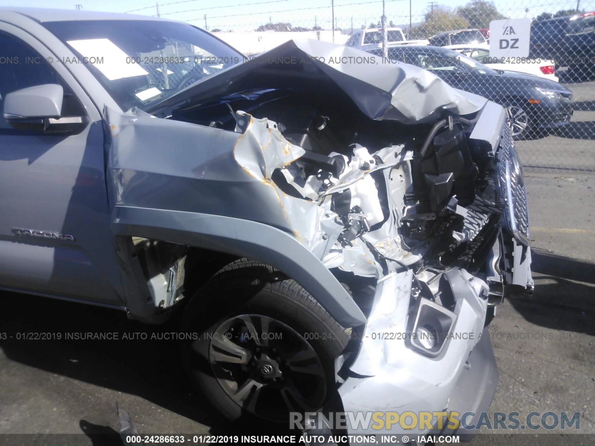 6 Photograph of a damaged car 3TMBZ5DN3KM017845 TOYOTA TACOMA 2019