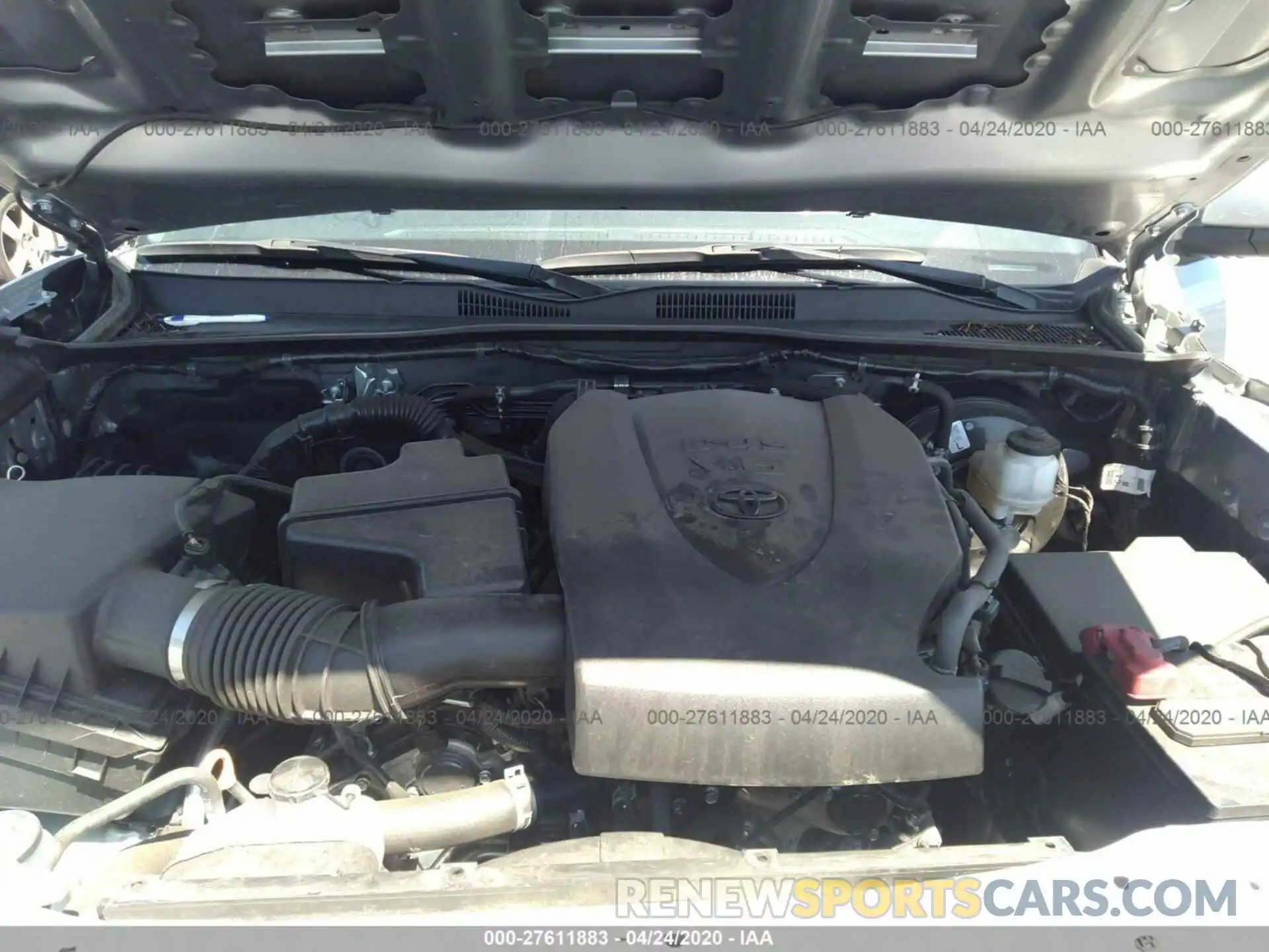 10 Photograph of a damaged car 3TMBZ5DN3KM018204 TOYOTA TACOMA 2019