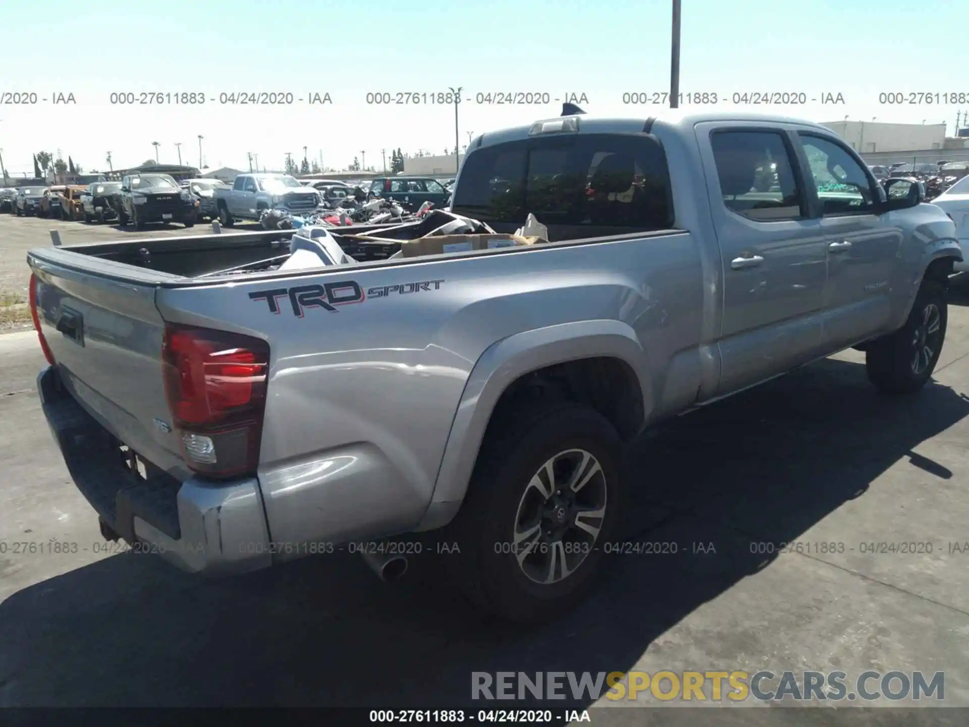 4 Фотография поврежденного автомобиля 3TMBZ5DN3KM018204 TOYOTA TACOMA 2019