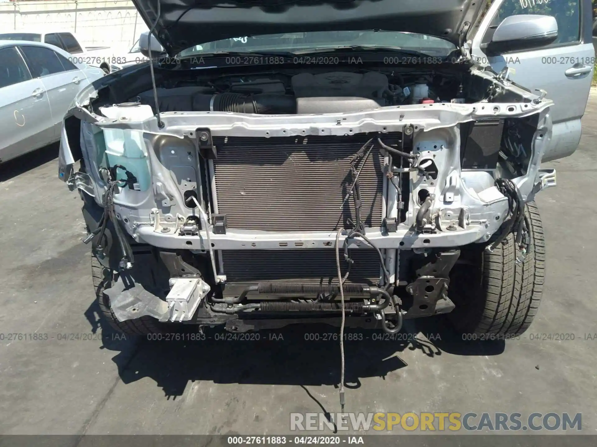 6 Photograph of a damaged car 3TMBZ5DN3KM018204 TOYOTA TACOMA 2019