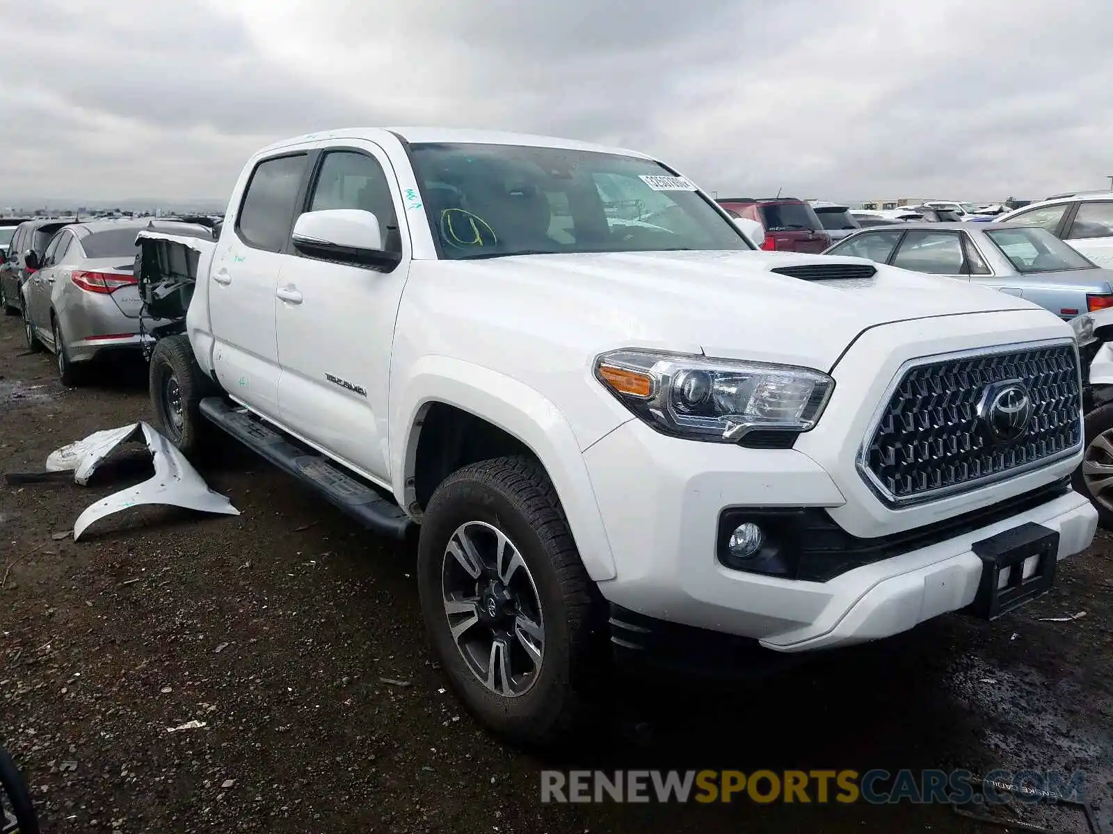 1 Photograph of a damaged car 3TMBZ5DN3KM019742 TOYOTA TACOMA 2019