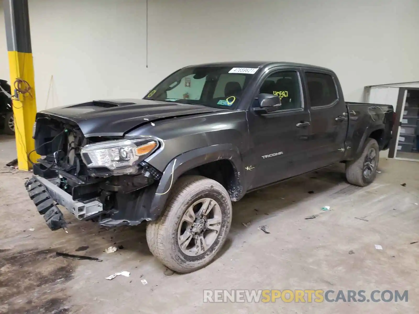 2 Photograph of a damaged car 3TMBZ5DN3KM020714 TOYOTA TACOMA 2019