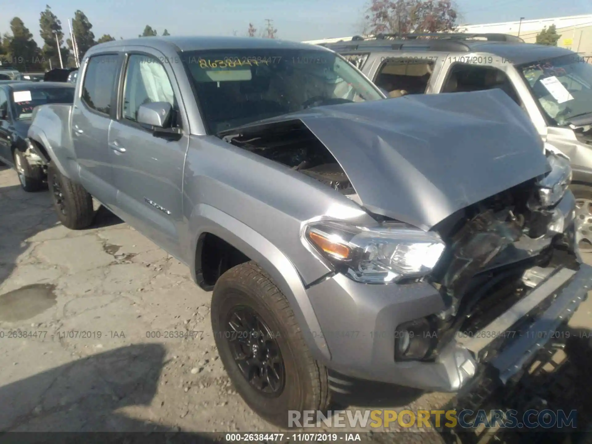 1 Photograph of a damaged car 3TMBZ5DN3KM022138 TOYOTA TACOMA 2019