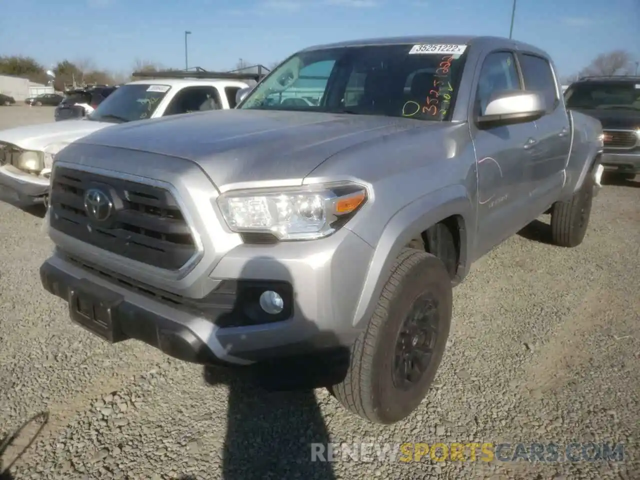 2 Photograph of a damaged car 3TMBZ5DN3KM022284 TOYOTA TACOMA 2019