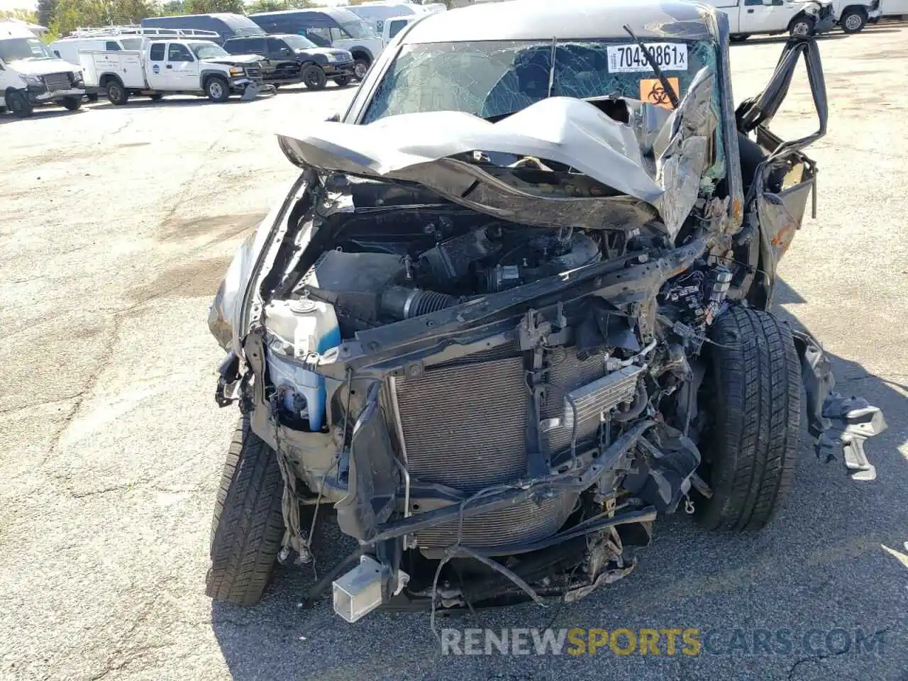 7 Photograph of a damaged car 3TMBZ5DN3KM022463 TOYOTA TACOMA 2019