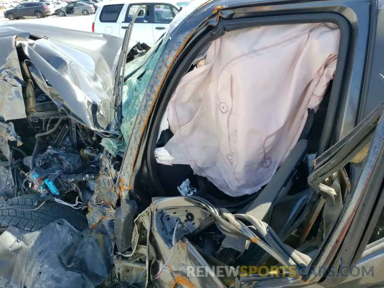 8 Photograph of a damaged car 3TMBZ5DN3KM022463 TOYOTA TACOMA 2019