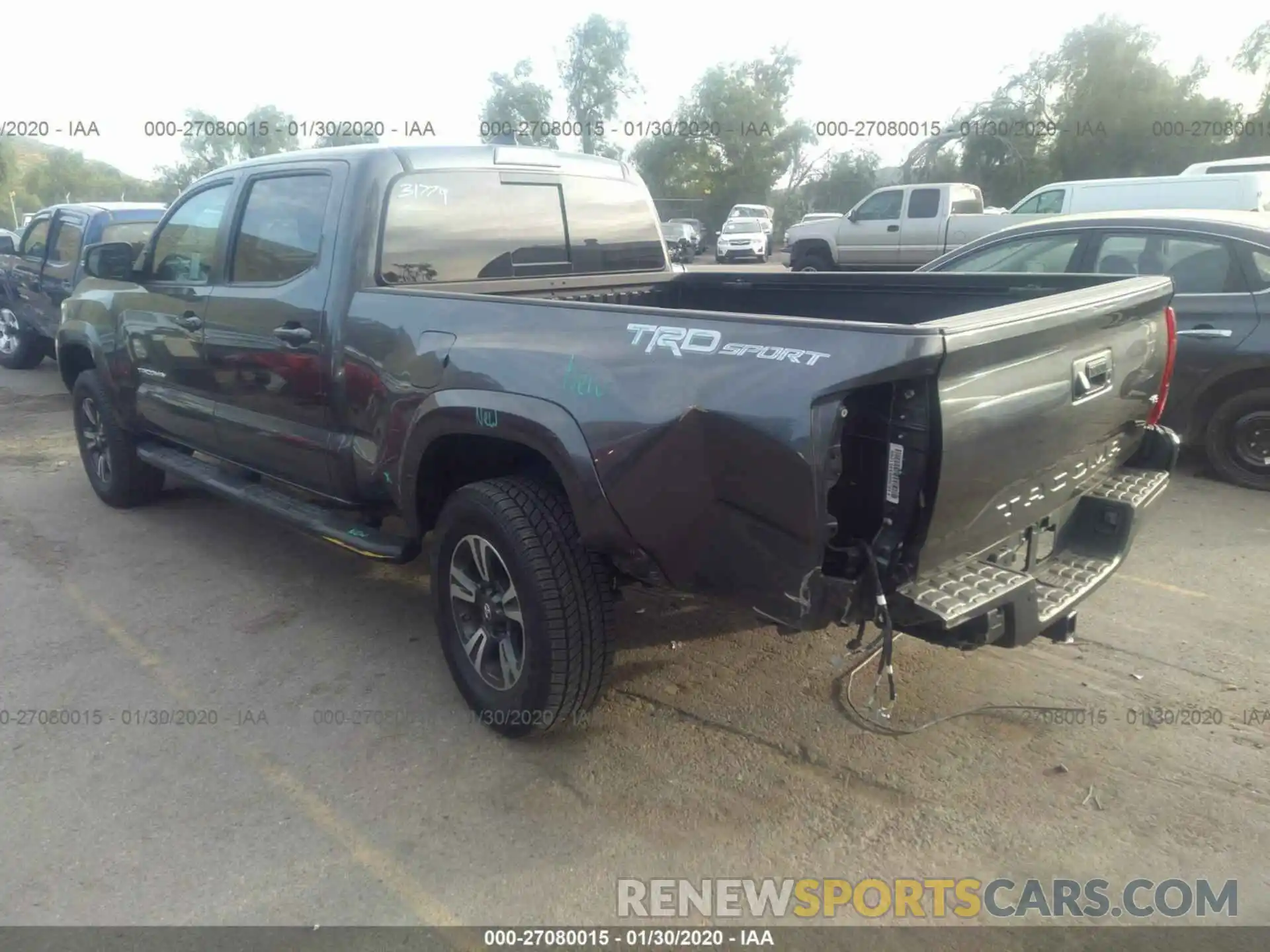 3 Photograph of a damaged car 3TMBZ5DN4KM017711 TOYOTA TACOMA 2019