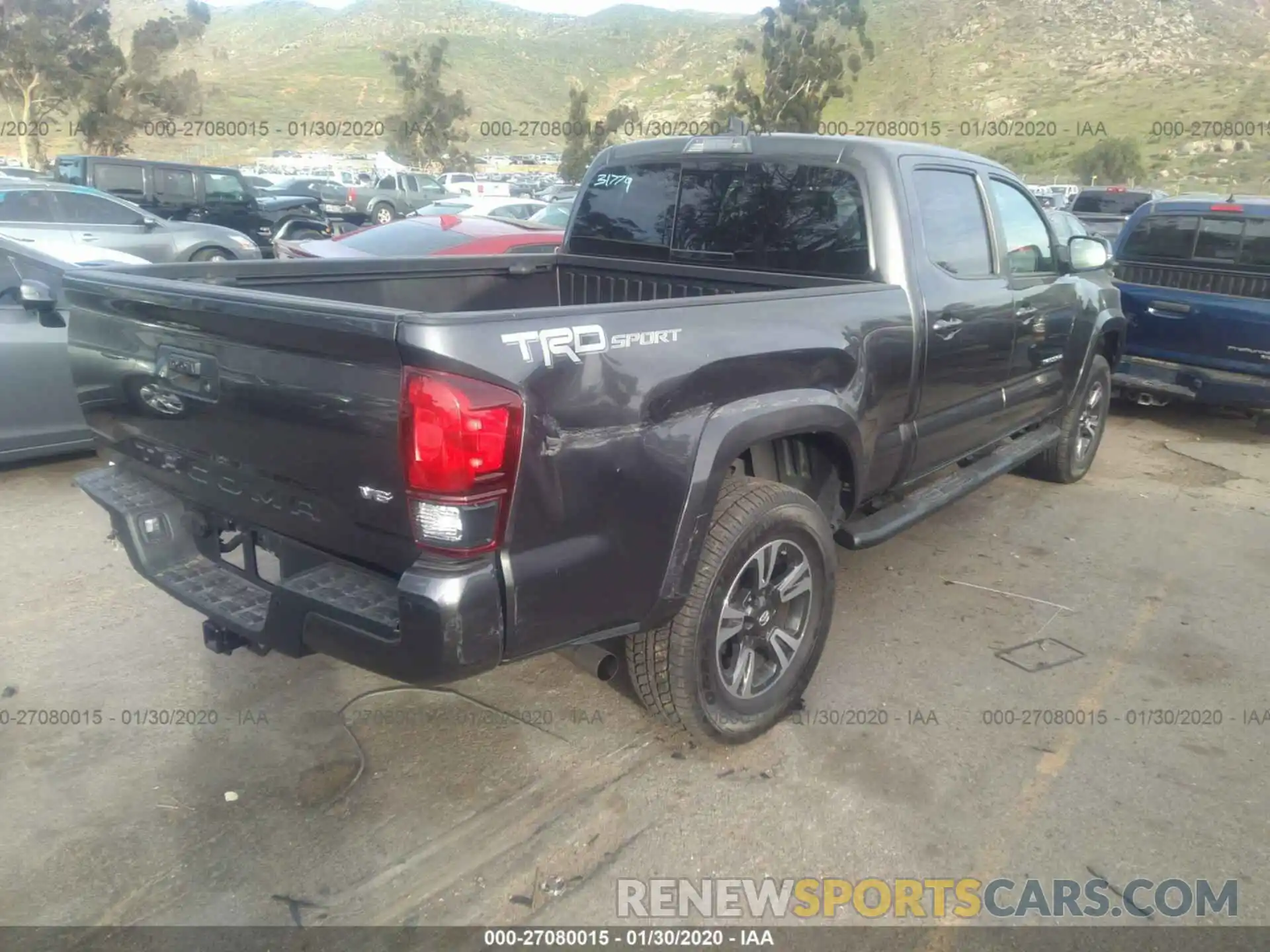 4 Фотография поврежденного автомобиля 3TMBZ5DN4KM017711 TOYOTA TACOMA 2019