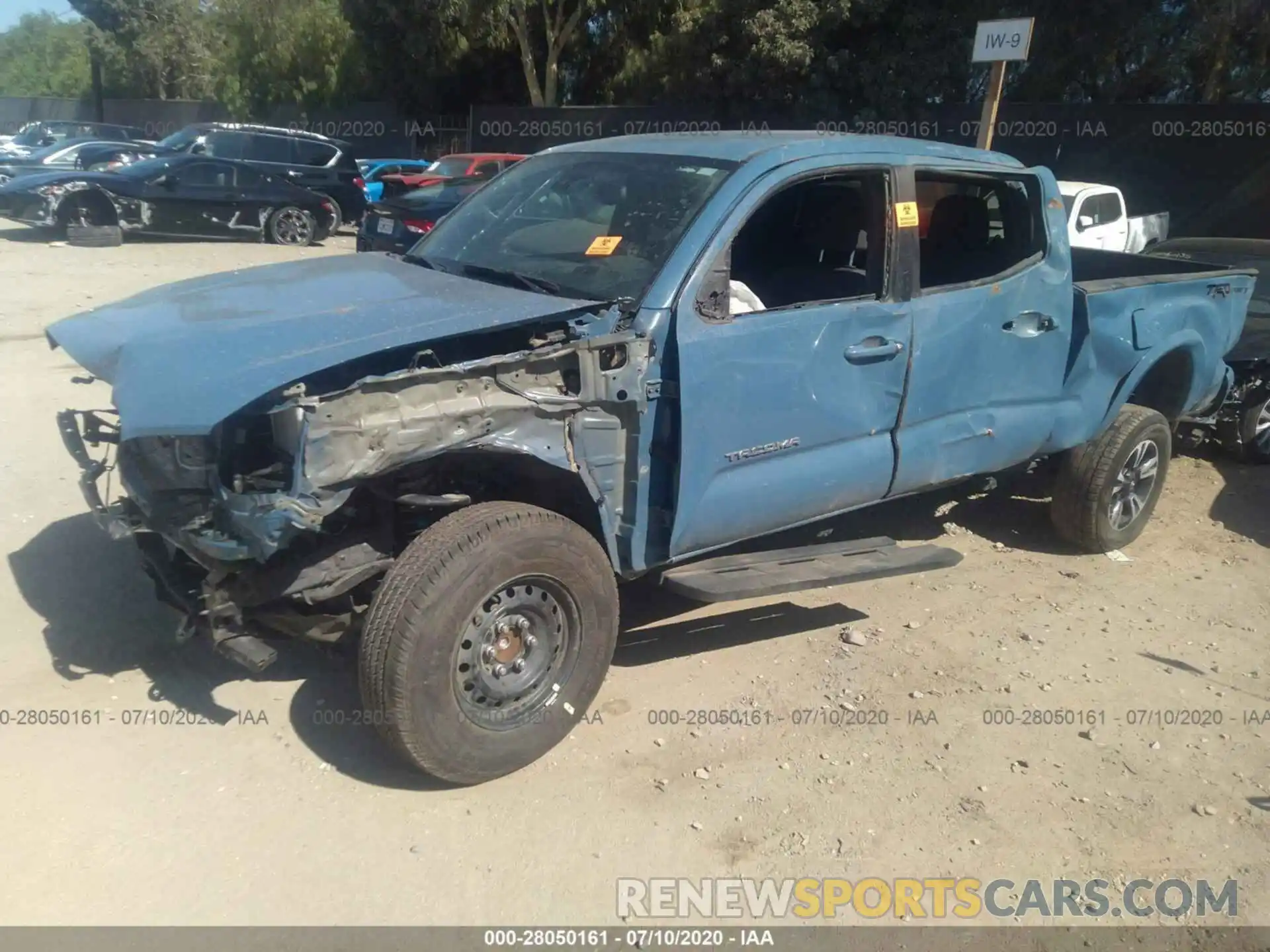 2 Photograph of a damaged car 3TMBZ5DN4KM018308 TOYOTA TACOMA 2019