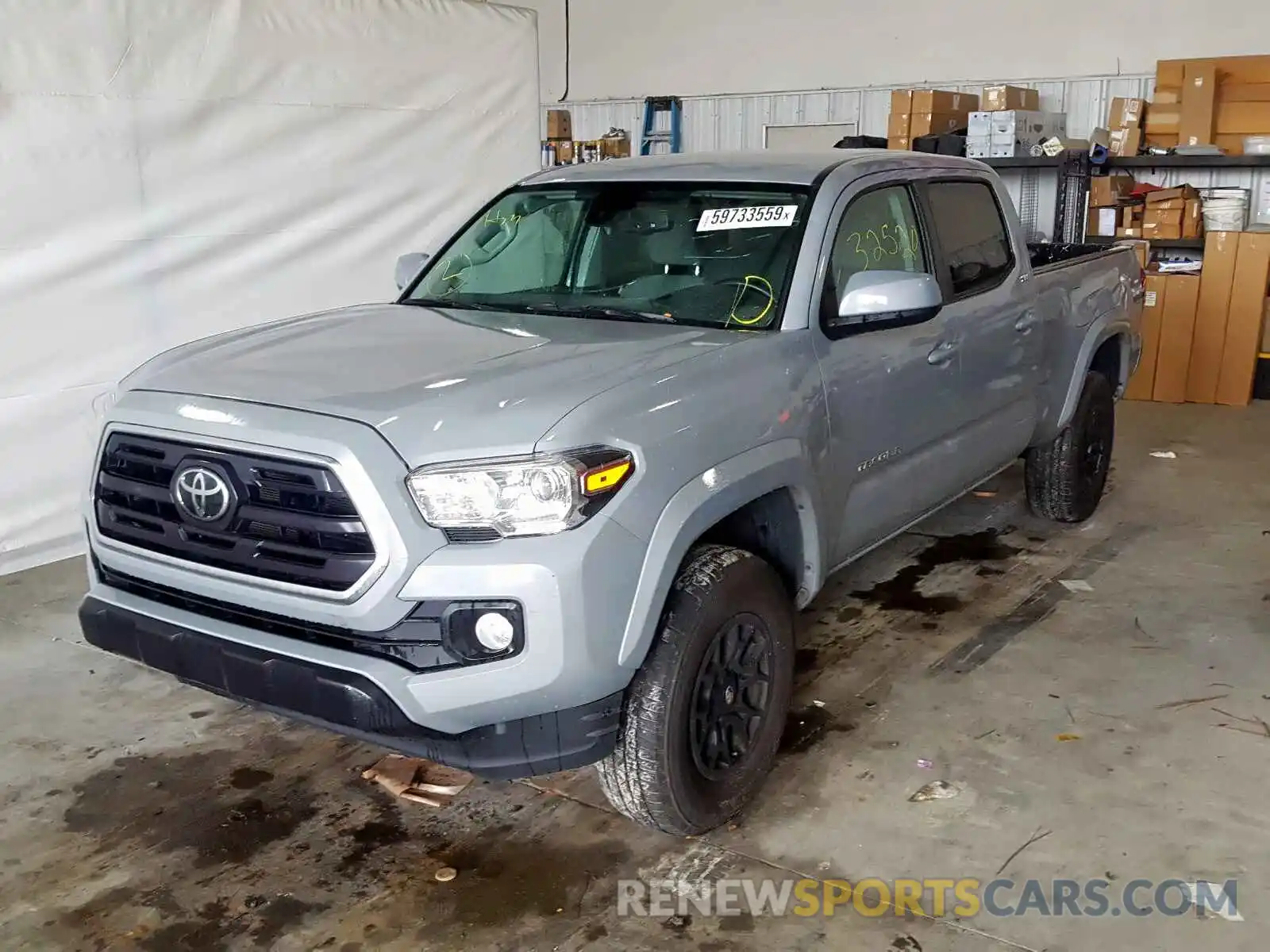 2 Photograph of a damaged car 3TMBZ5DN4KM020642 TOYOTA TACOMA 2019