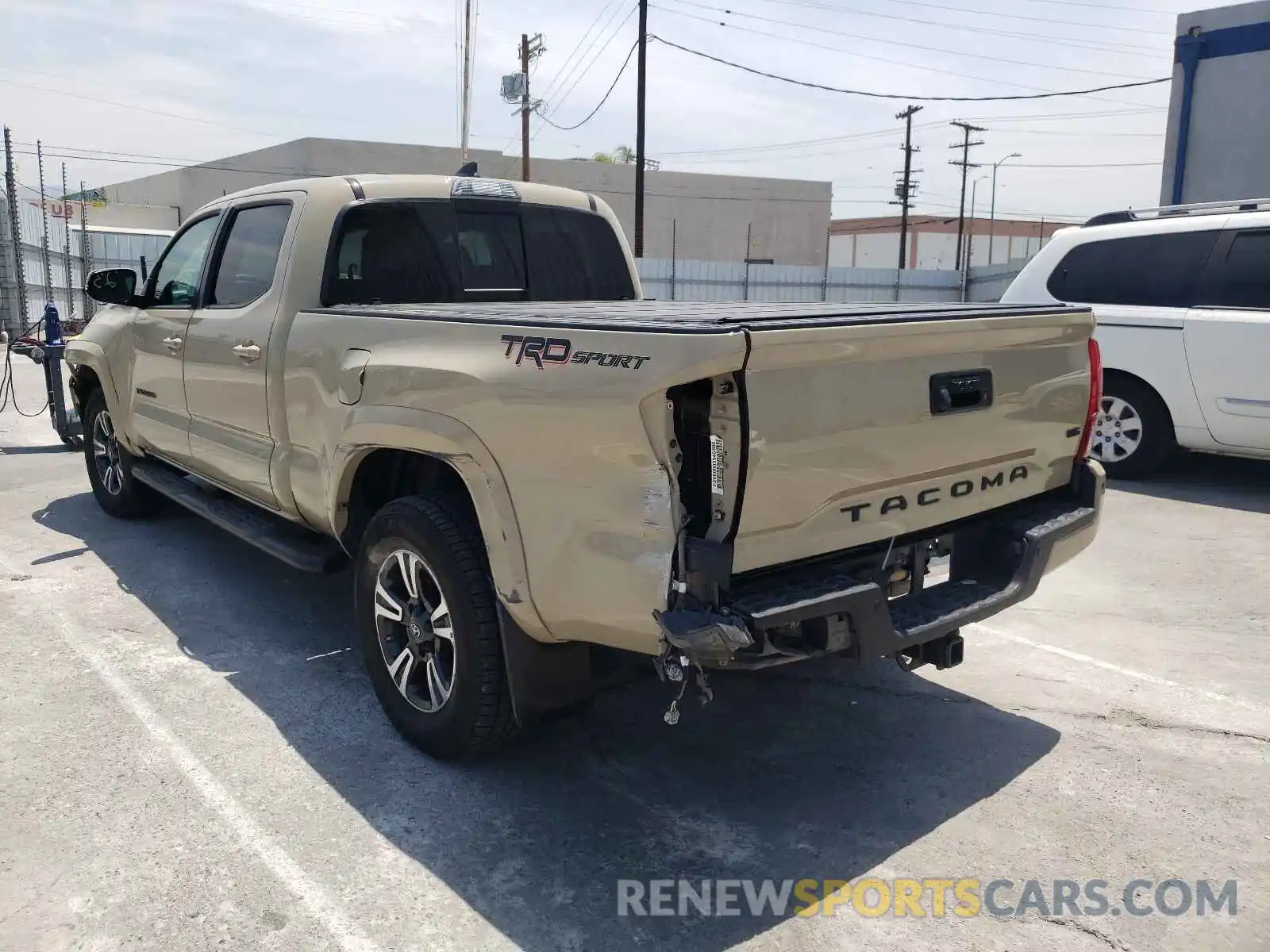 3 Photograph of a damaged car 3TMBZ5DN4KM021080 TOYOTA TACOMA 2019