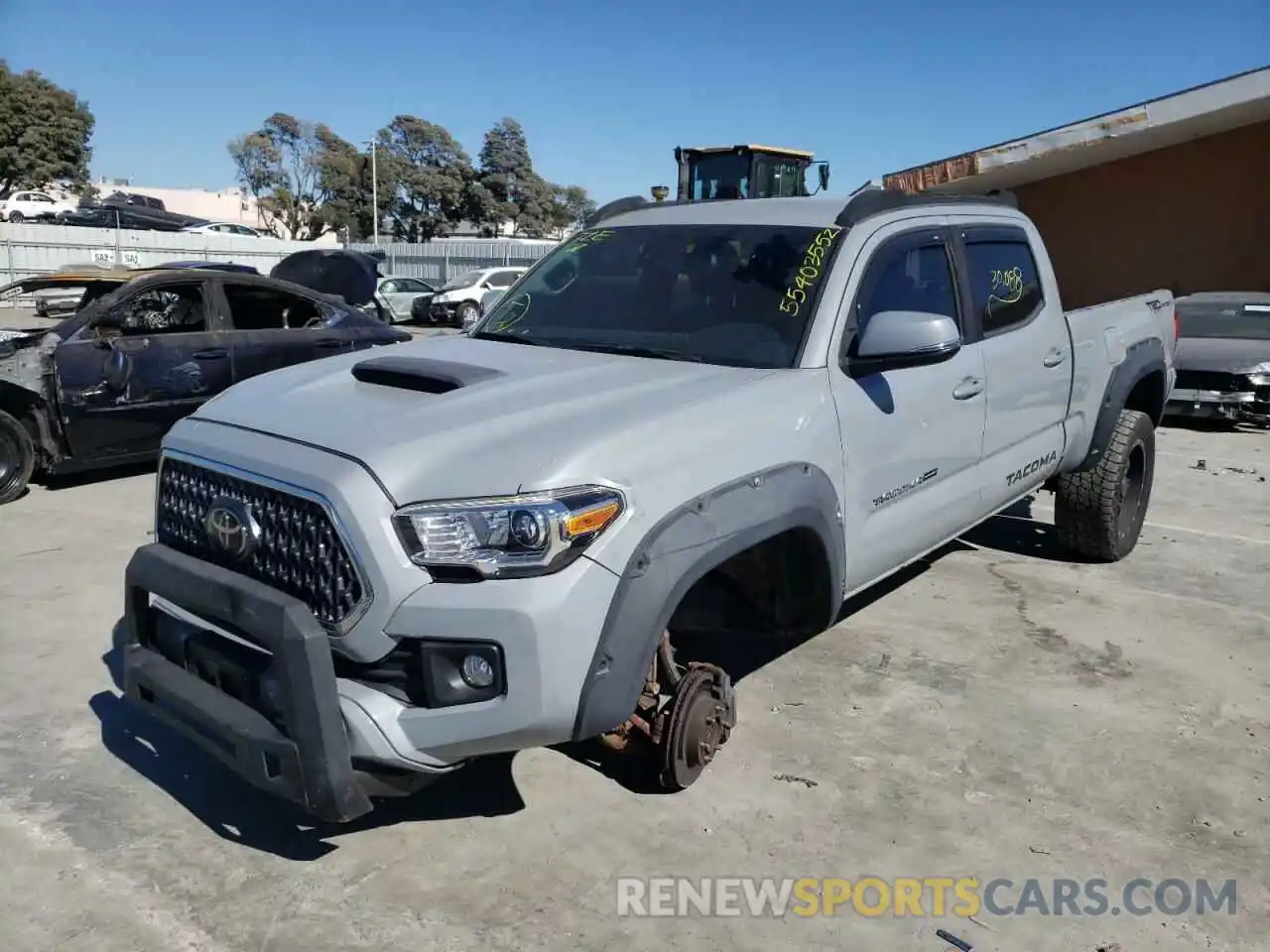 2 Photograph of a damaged car 3TMBZ5DN5KM018561 TOYOTA TACOMA 2019