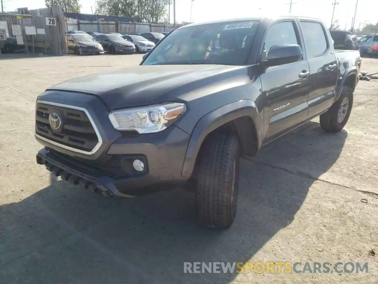 2 Photograph of a damaged car 3TMBZ5DN5KM018849 TOYOTA TACOMA 2019