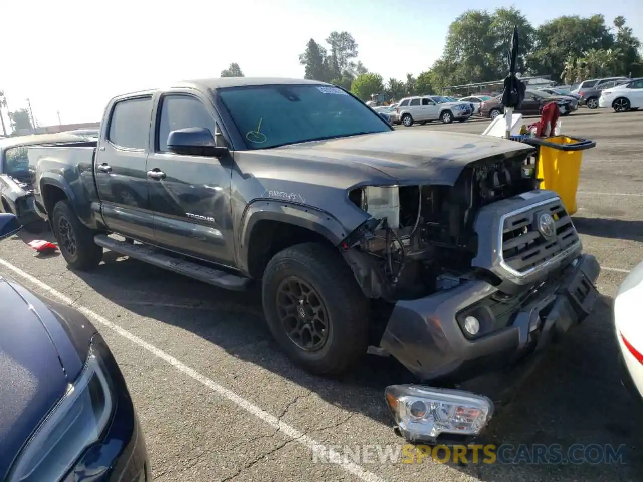 1 Photograph of a damaged car 3TMBZ5DN5KM019094 TOYOTA TACOMA 2019