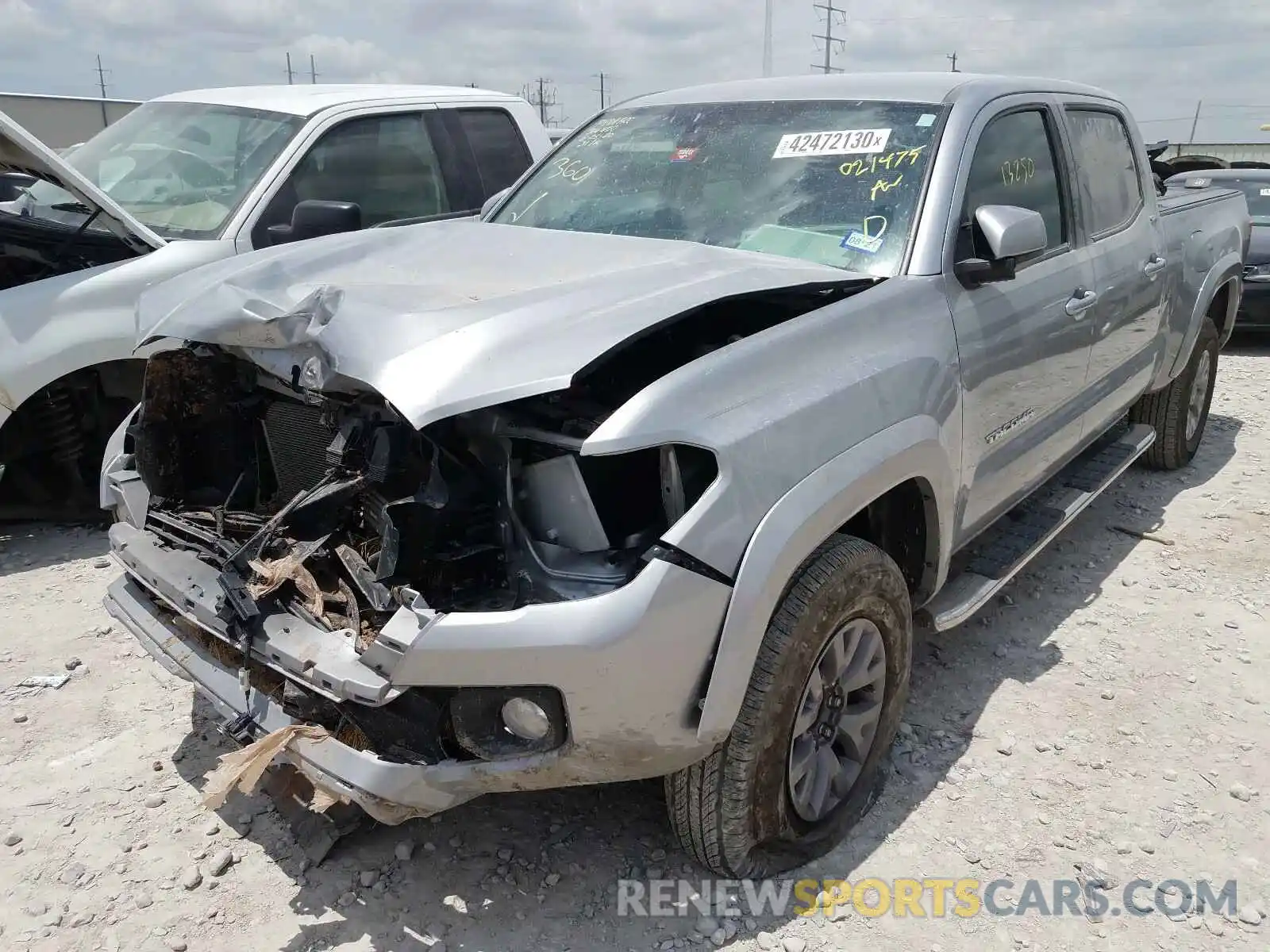 2 Photograph of a damaged car 3TMBZ5DN5KM021475 TOYOTA TACOMA 2019