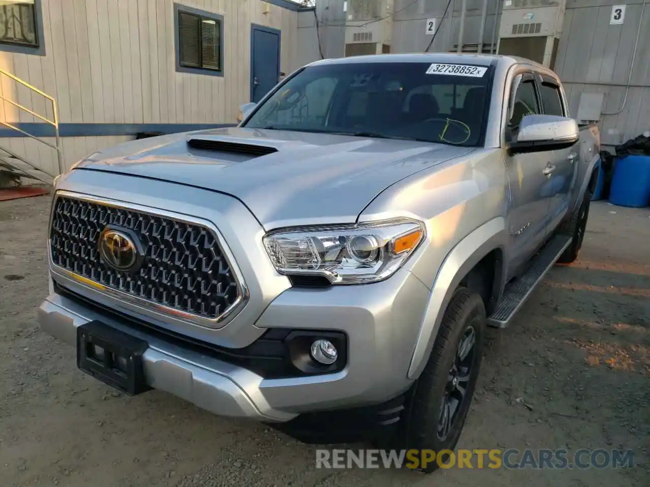 2 Photograph of a damaged car 3TMBZ5DN6KM017337 TOYOTA TACOMA 2019