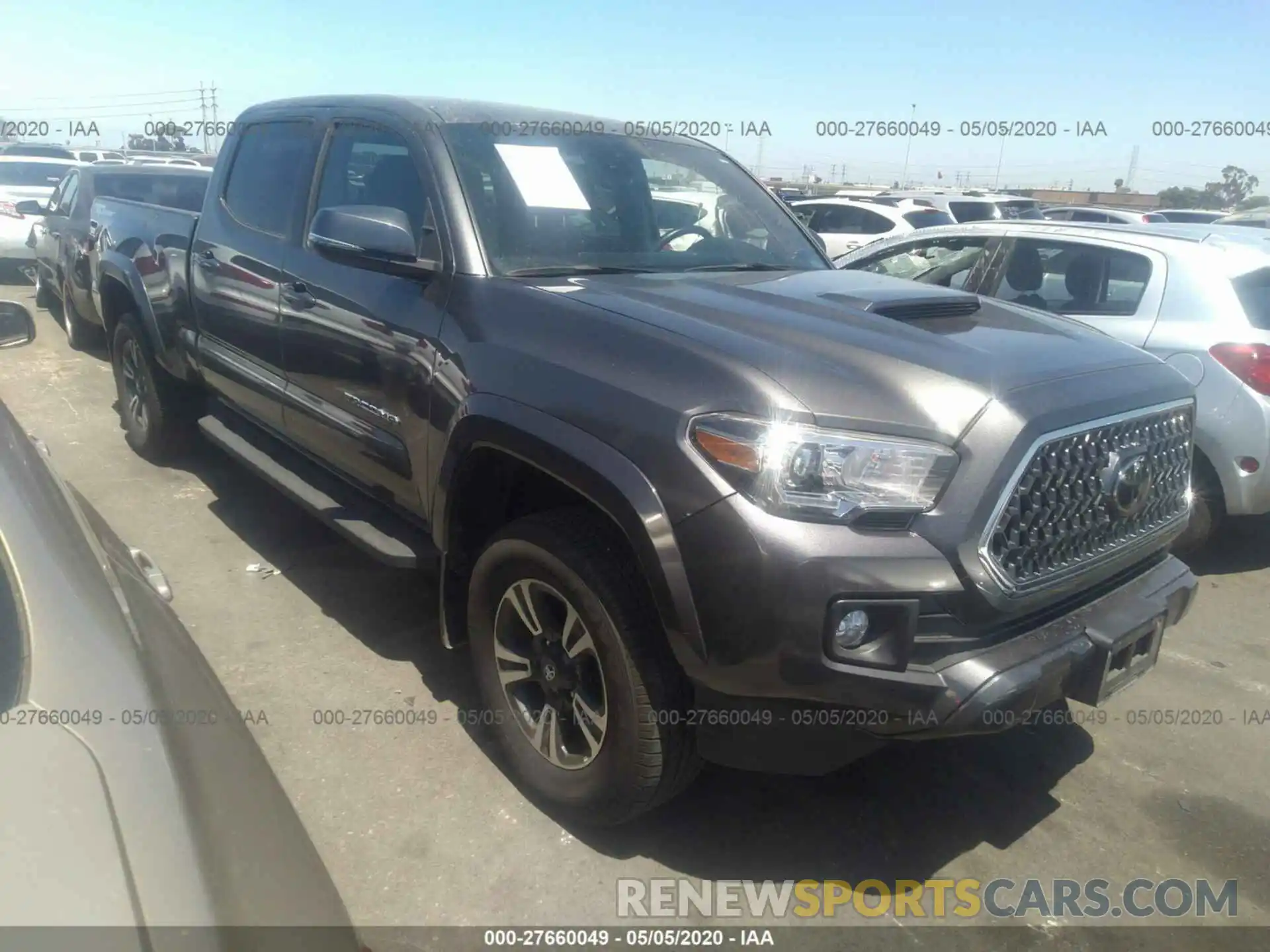 1 Photograph of a damaged car 3TMBZ5DN6KM019542 TOYOTA TACOMA 2019