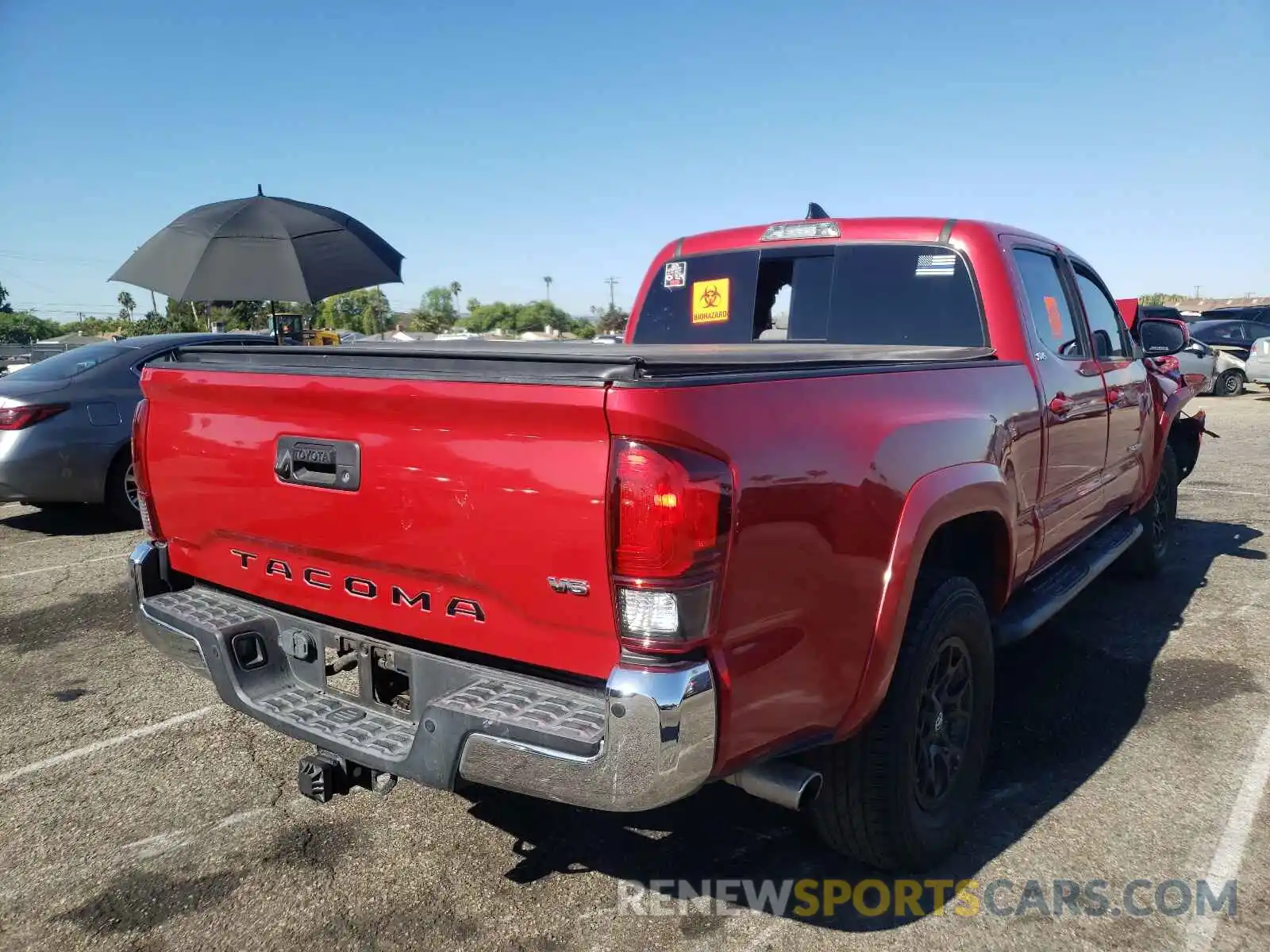 4 Photograph of a damaged car 3TMBZ5DN7KM018187 TOYOTA TACOMA 2019