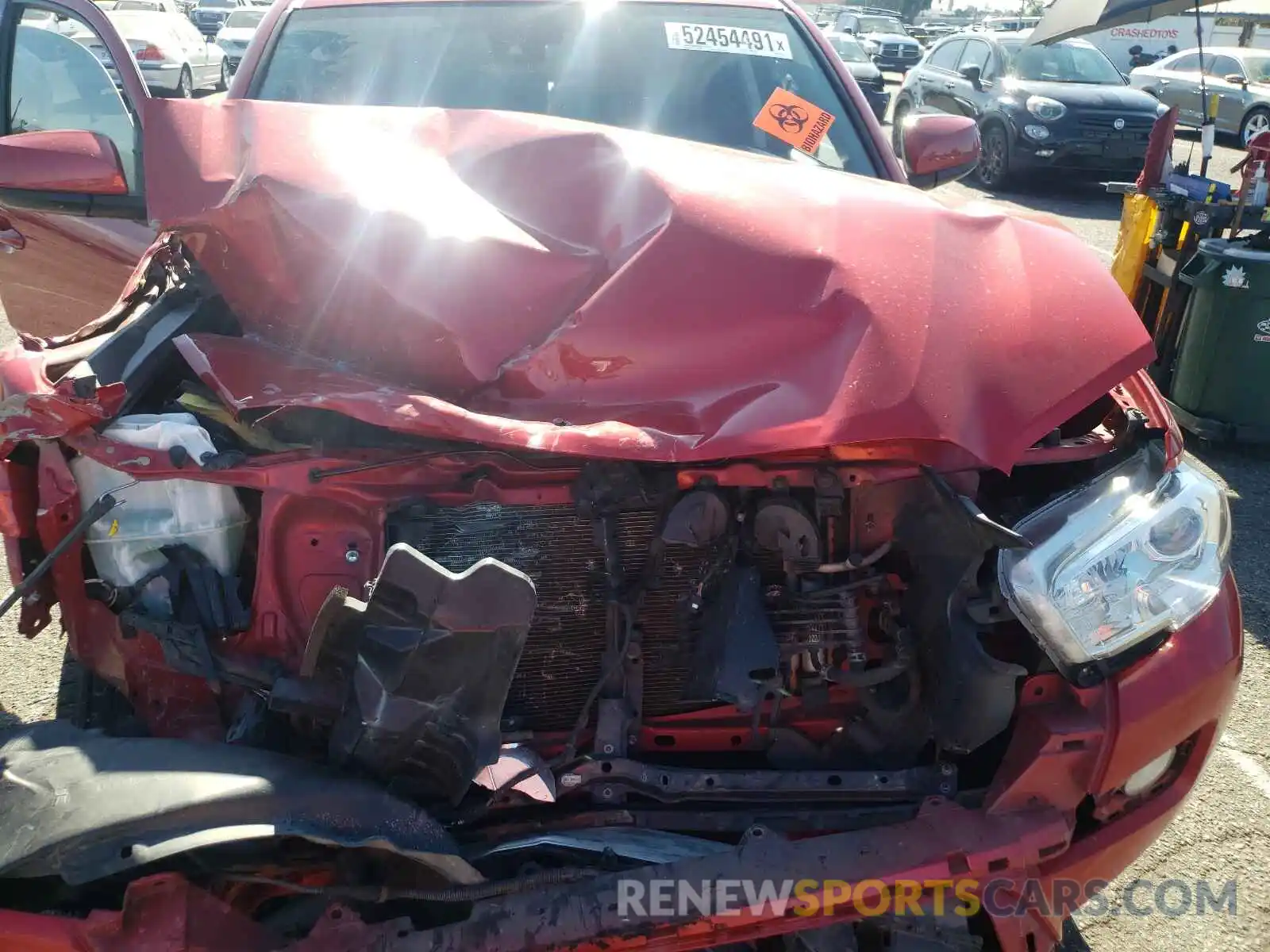 7 Photograph of a damaged car 3TMBZ5DN7KM018187 TOYOTA TACOMA 2019