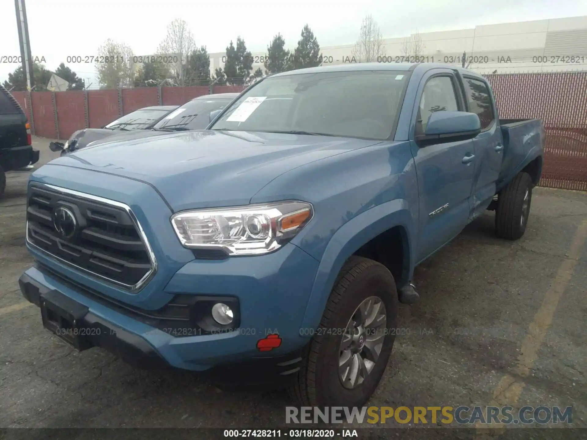 2 Photograph of a damaged car 3TMBZ5DN7KM018903 TOYOTA TACOMA 2019