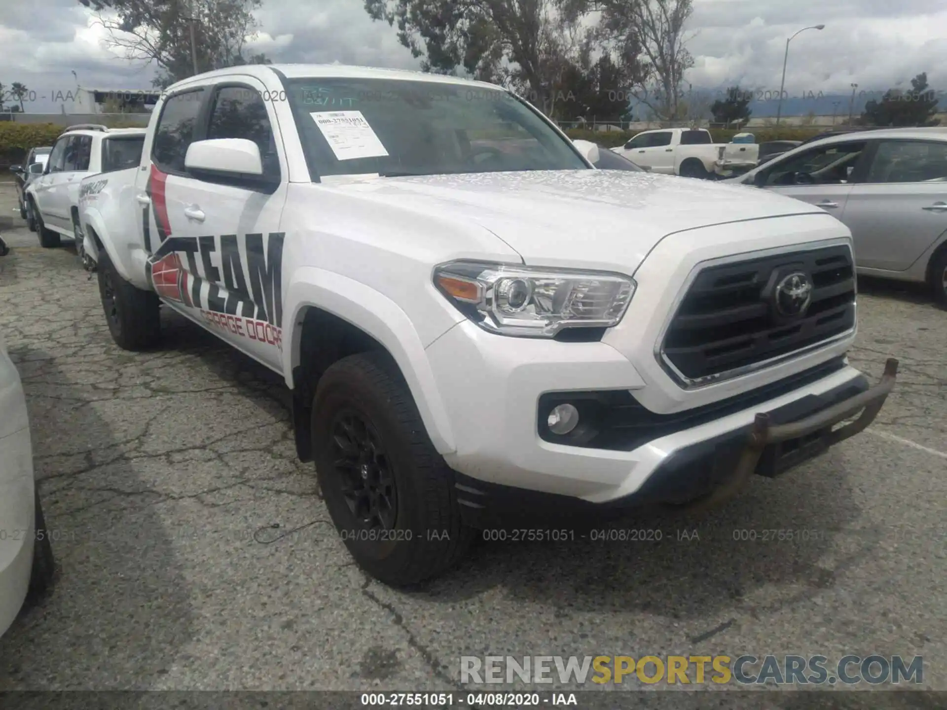 1 Photograph of a damaged car 3TMBZ5DN7KM021073 TOYOTA TACOMA 2019