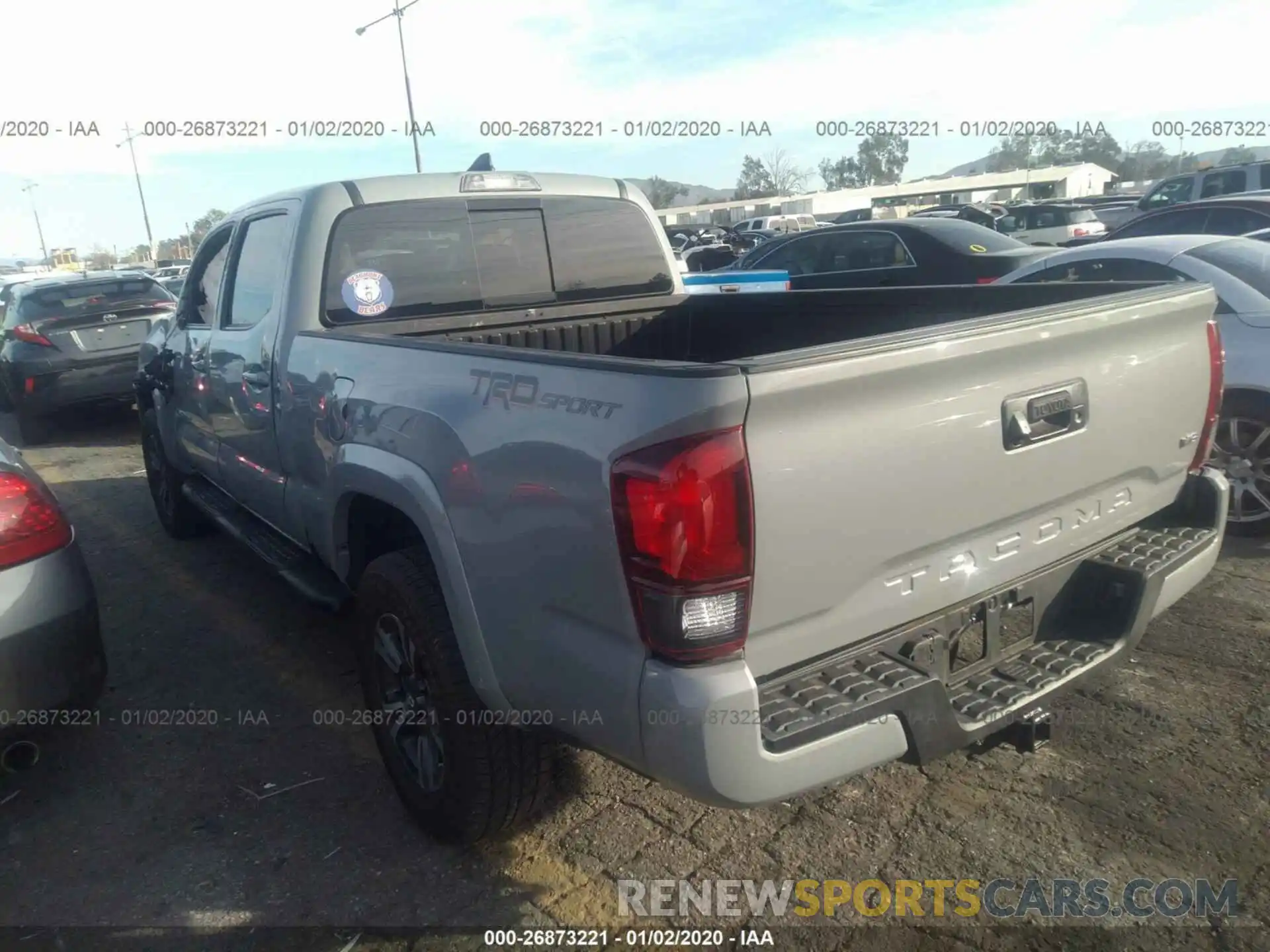 3 Photograph of a damaged car 3TMBZ5DN7KM021199 TOYOTA TACOMA 2019