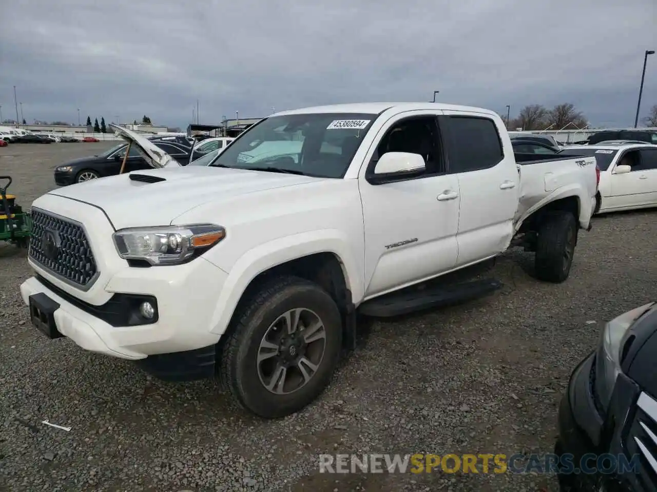 1 Photograph of a damaged car 3TMBZ5DN7KM022756 TOYOTA TACOMA 2019