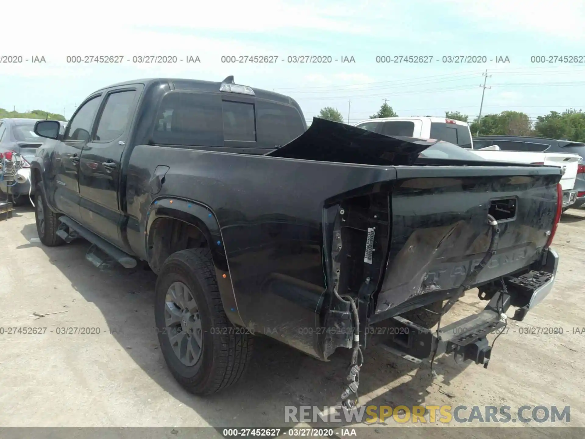 3 Photograph of a damaged car 3TMBZ5DN7KM023101 TOYOTA TACOMA 2019