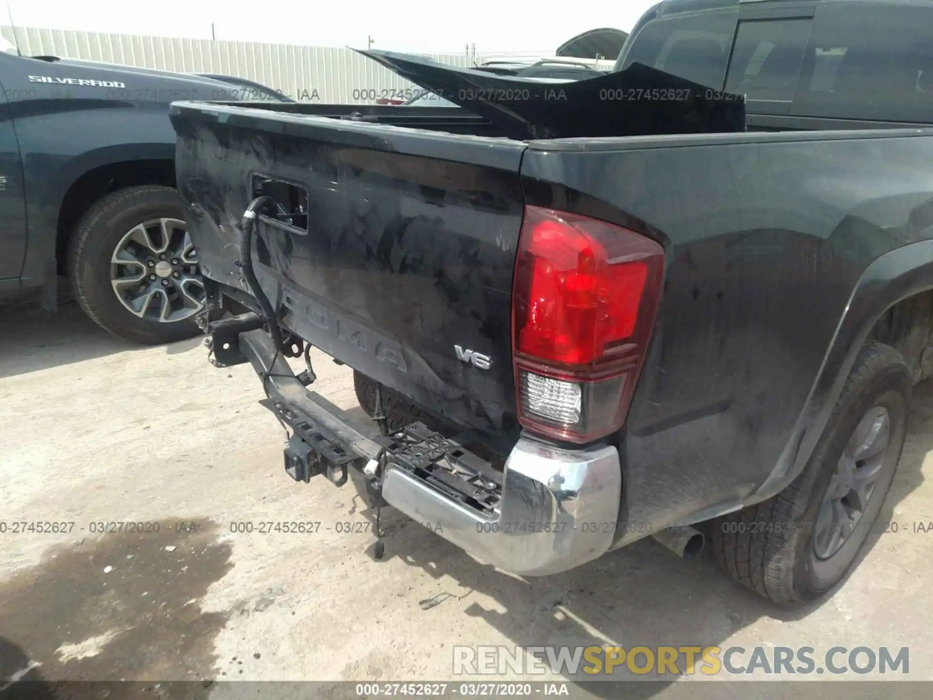 6 Photograph of a damaged car 3TMBZ5DN7KM023101 TOYOTA TACOMA 2019