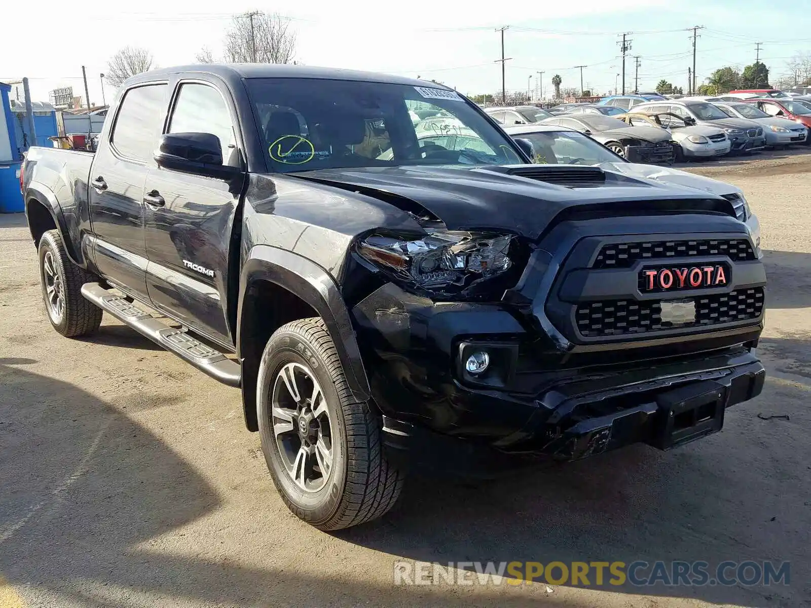 1 Photograph of a damaged car 3TMBZ5DN8KM017503 TOYOTA TACOMA 2019