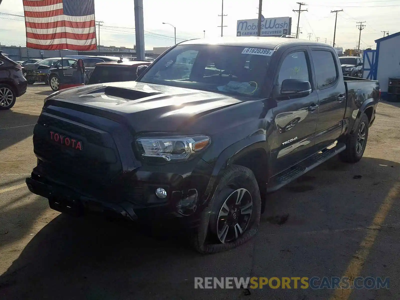 2 Photograph of a damaged car 3TMBZ5DN8KM017503 TOYOTA TACOMA 2019