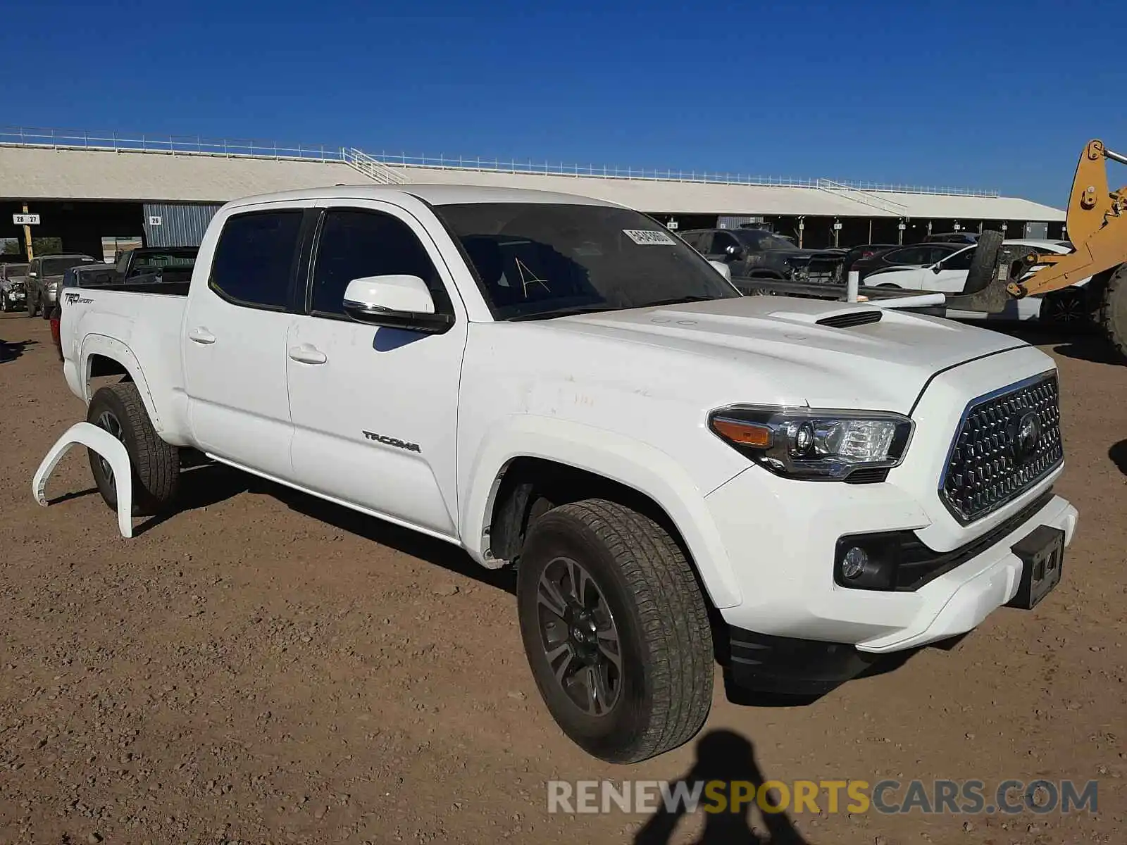 1 Photograph of a damaged car 3TMBZ5DN8KM020434 TOYOTA TACOMA 2019