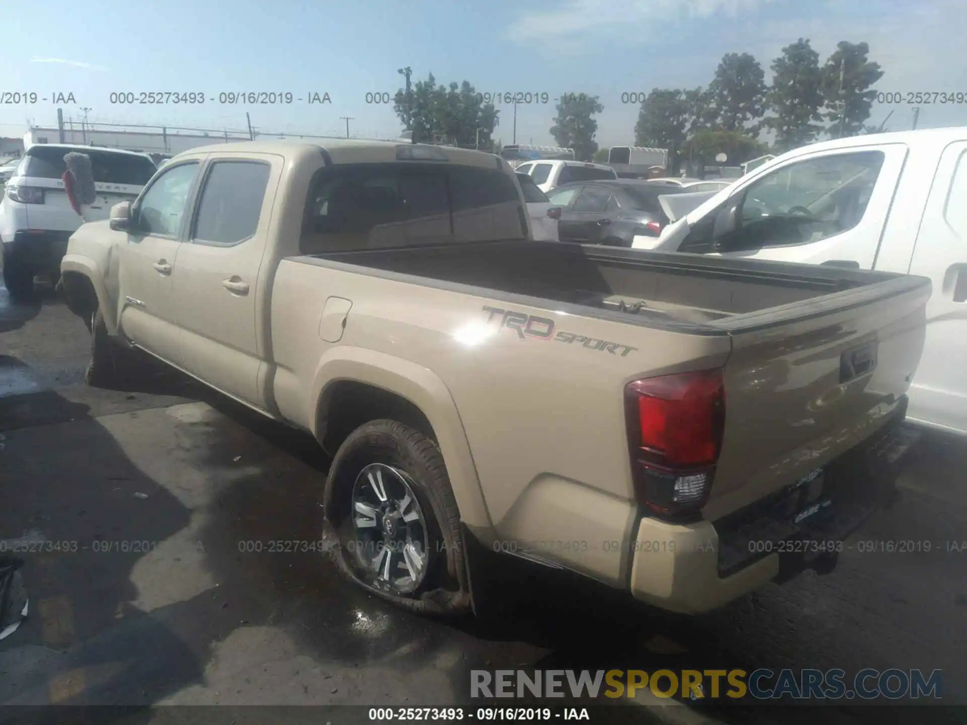 3 Photograph of a damaged car 3TMBZ5DN8KM021017 TOYOTA TACOMA 2019