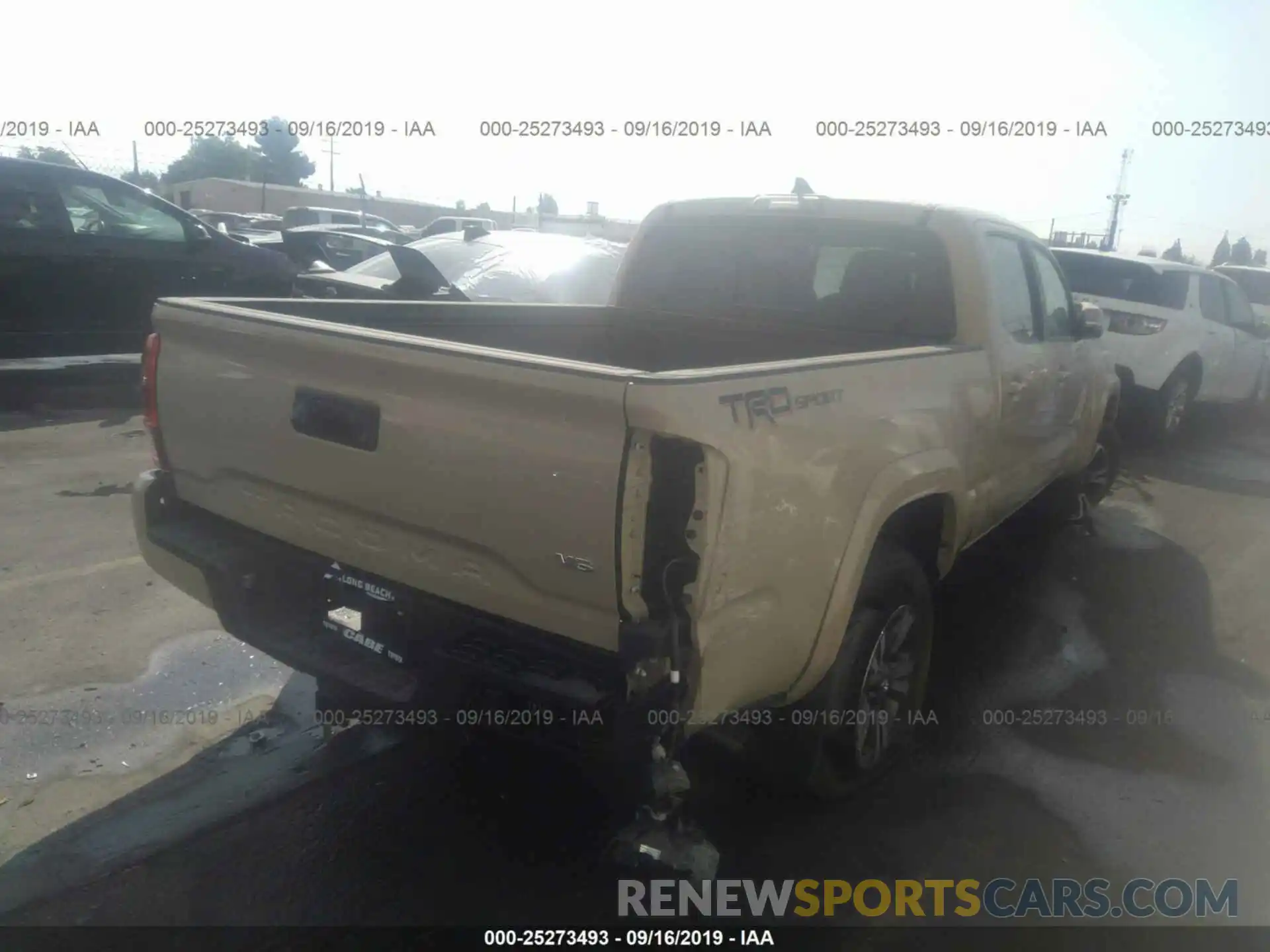 4 Фотография поврежденного автомобиля 3TMBZ5DN8KM021017 TOYOTA TACOMA 2019