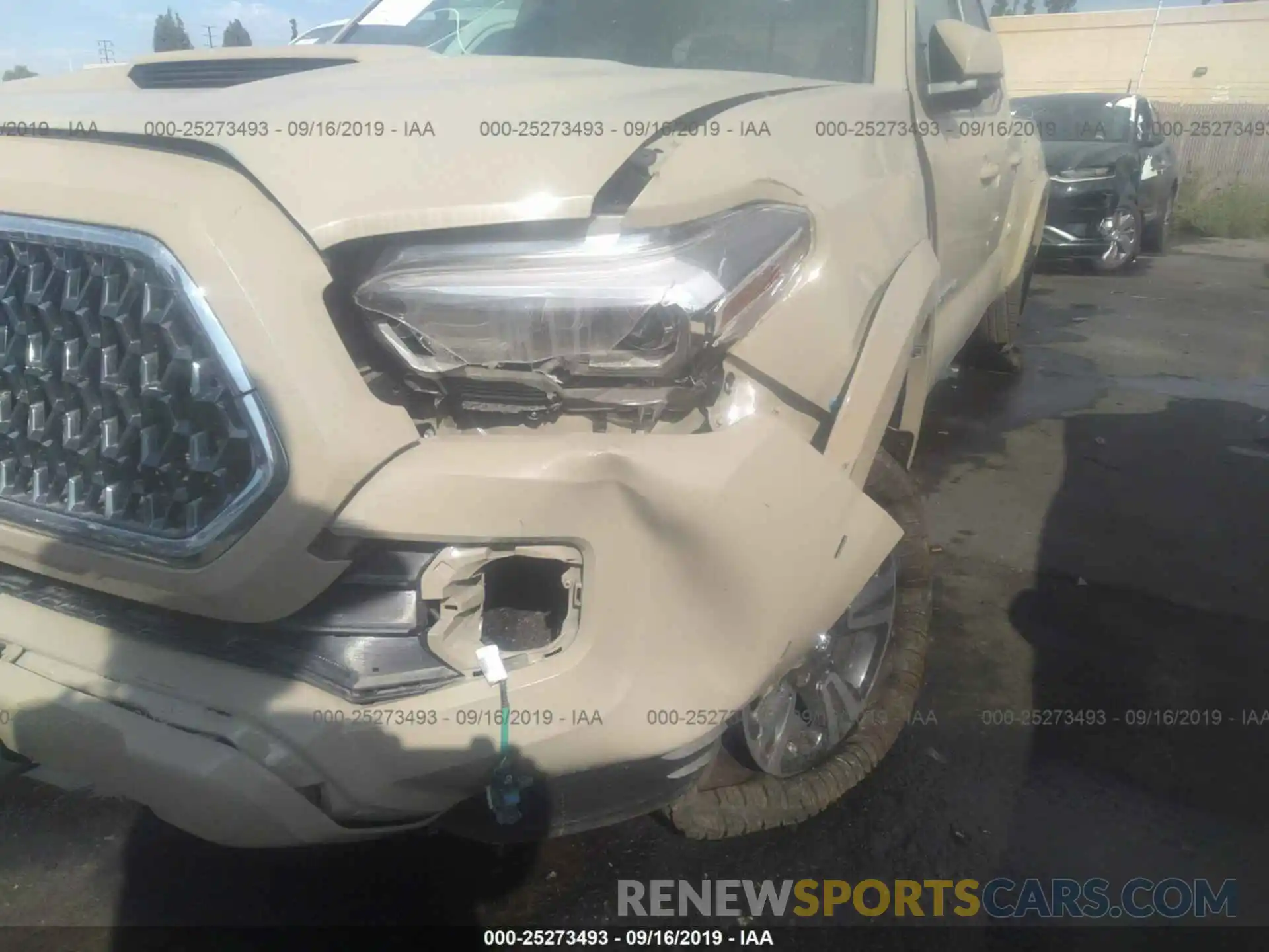 6 Photograph of a damaged car 3TMBZ5DN8KM021017 TOYOTA TACOMA 2019