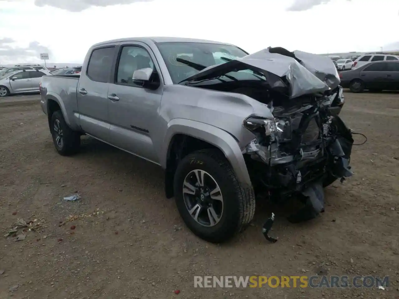 1 Photograph of a damaged car 3TMBZ5DN8KM021938 TOYOTA TACOMA 2019