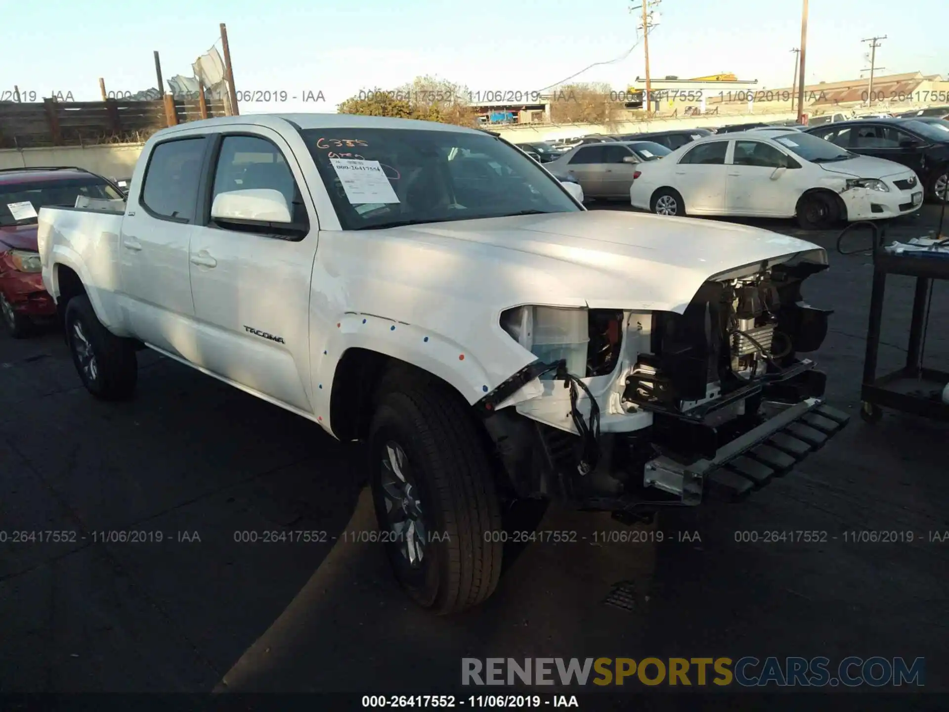 1 Photograph of a damaged car 3TMBZ5DN8KM023155 TOYOTA TACOMA 2019