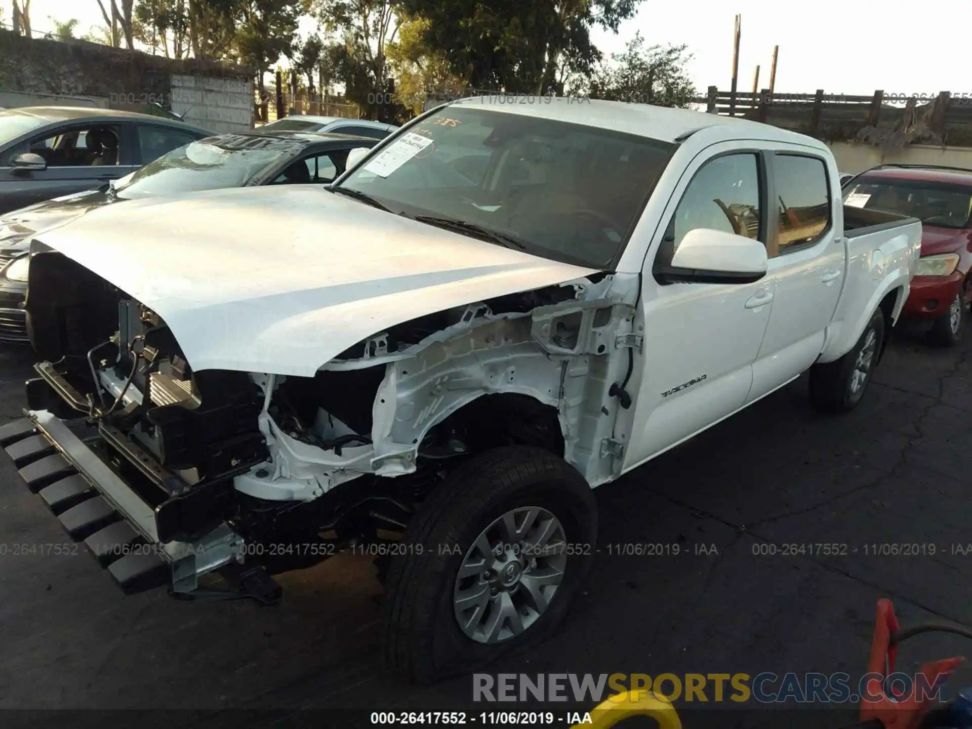 2 Photograph of a damaged car 3TMBZ5DN8KM023155 TOYOTA TACOMA 2019