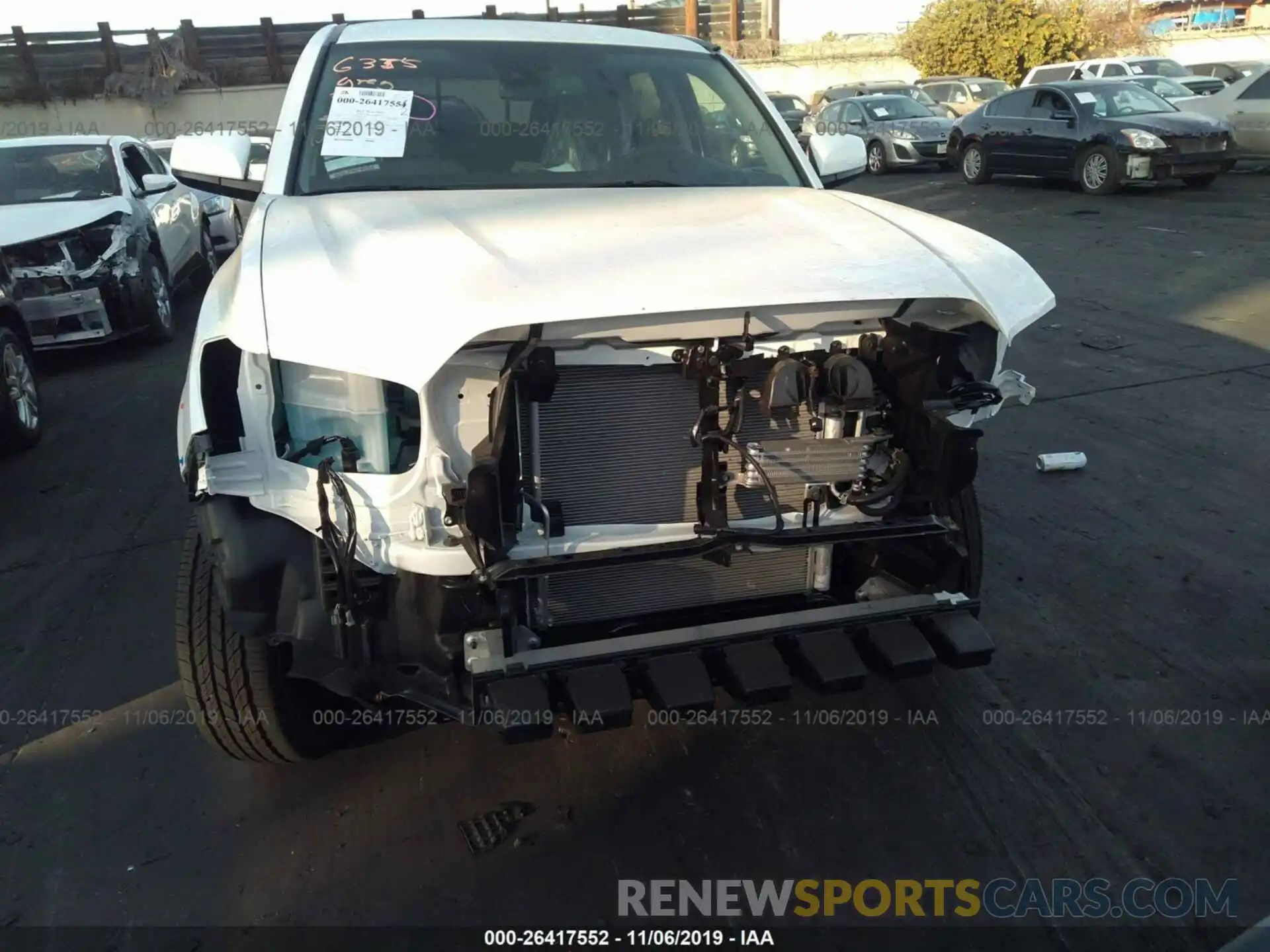 6 Photograph of a damaged car 3TMBZ5DN8KM023155 TOYOTA TACOMA 2019