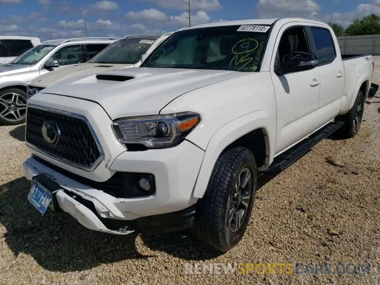 2 Photograph of a damaged car 3TMBZ5DN9KM017686 TOYOTA TACOMA 2019