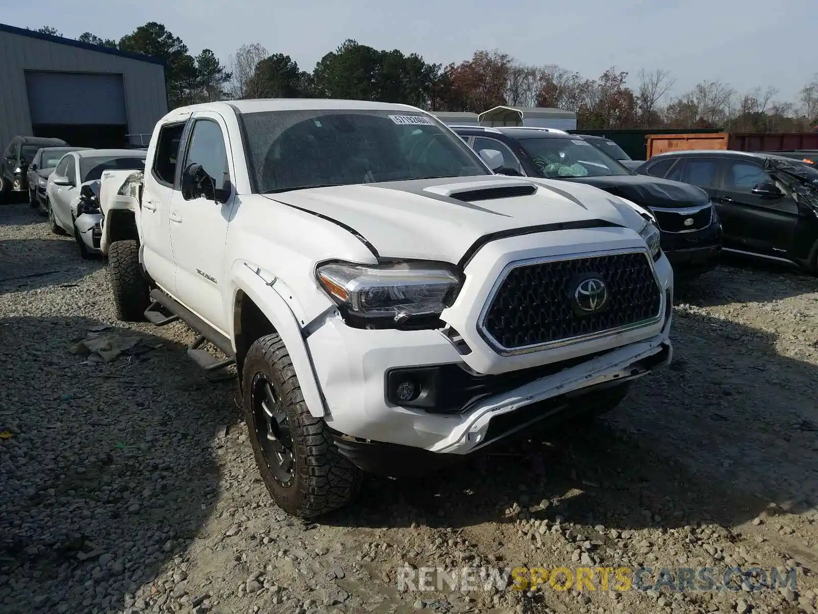 1 Photograph of a damaged car 3TMBZ5DN9KM017994 TOYOTA TACOMA 2019