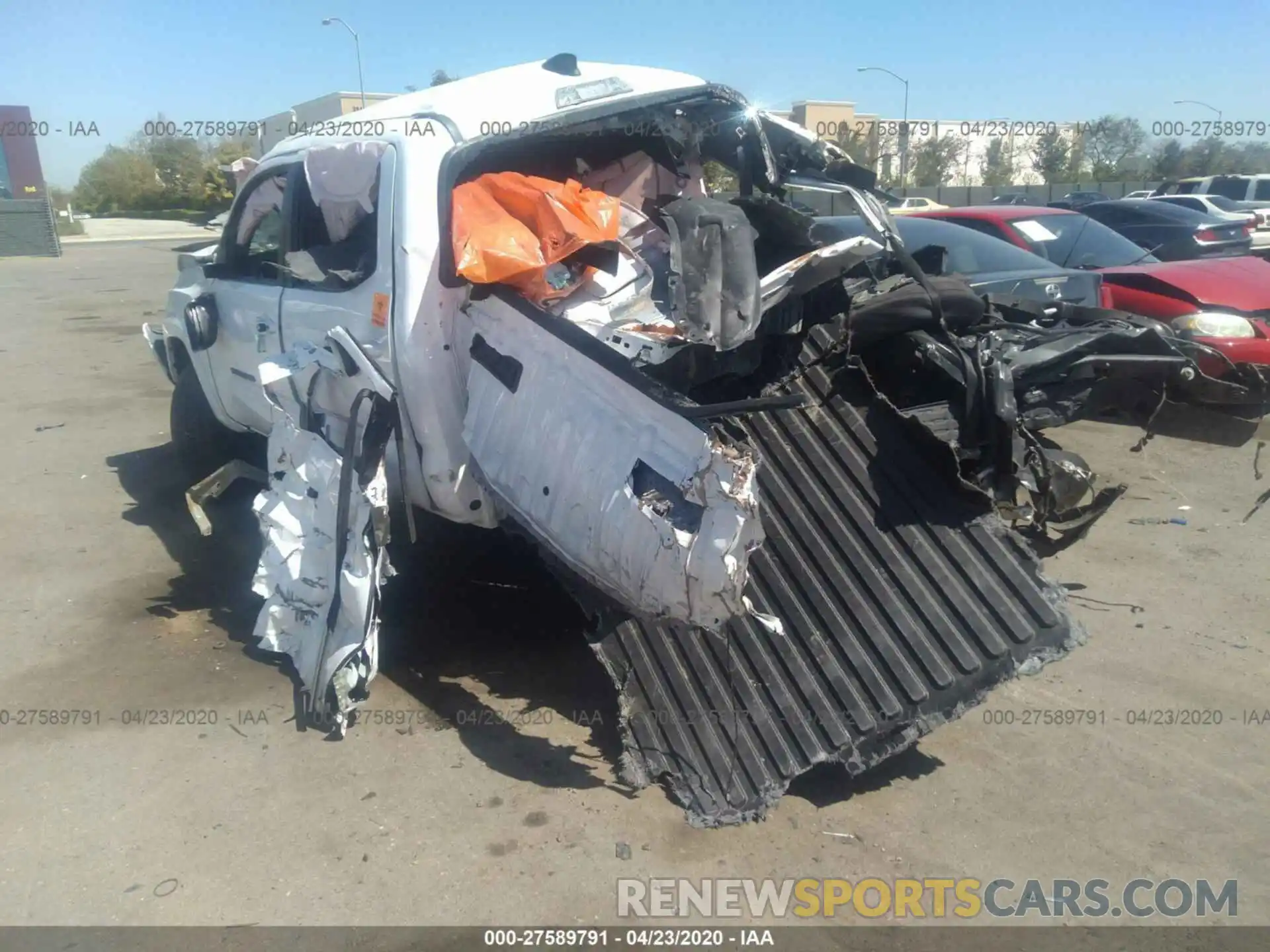 3 Photograph of a damaged car 3TMBZ5DN9KM020233 TOYOTA TACOMA 2019