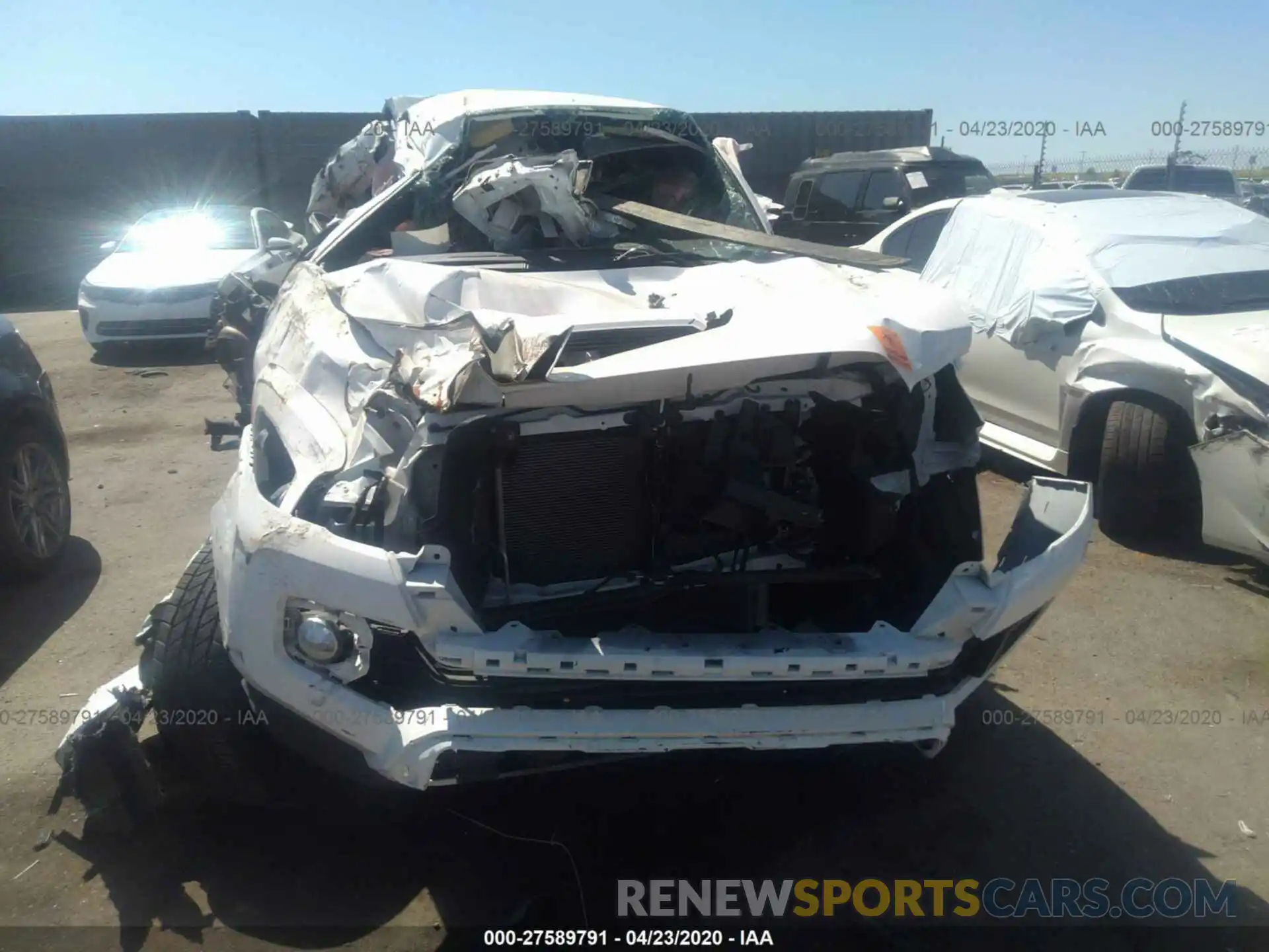 6 Photograph of a damaged car 3TMBZ5DN9KM020233 TOYOTA TACOMA 2019